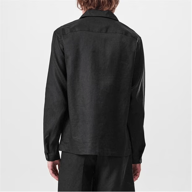 Prada Linen Long Sleeve Shirt Size US L / EU 52-54 / 3 - 4 Thumbnail