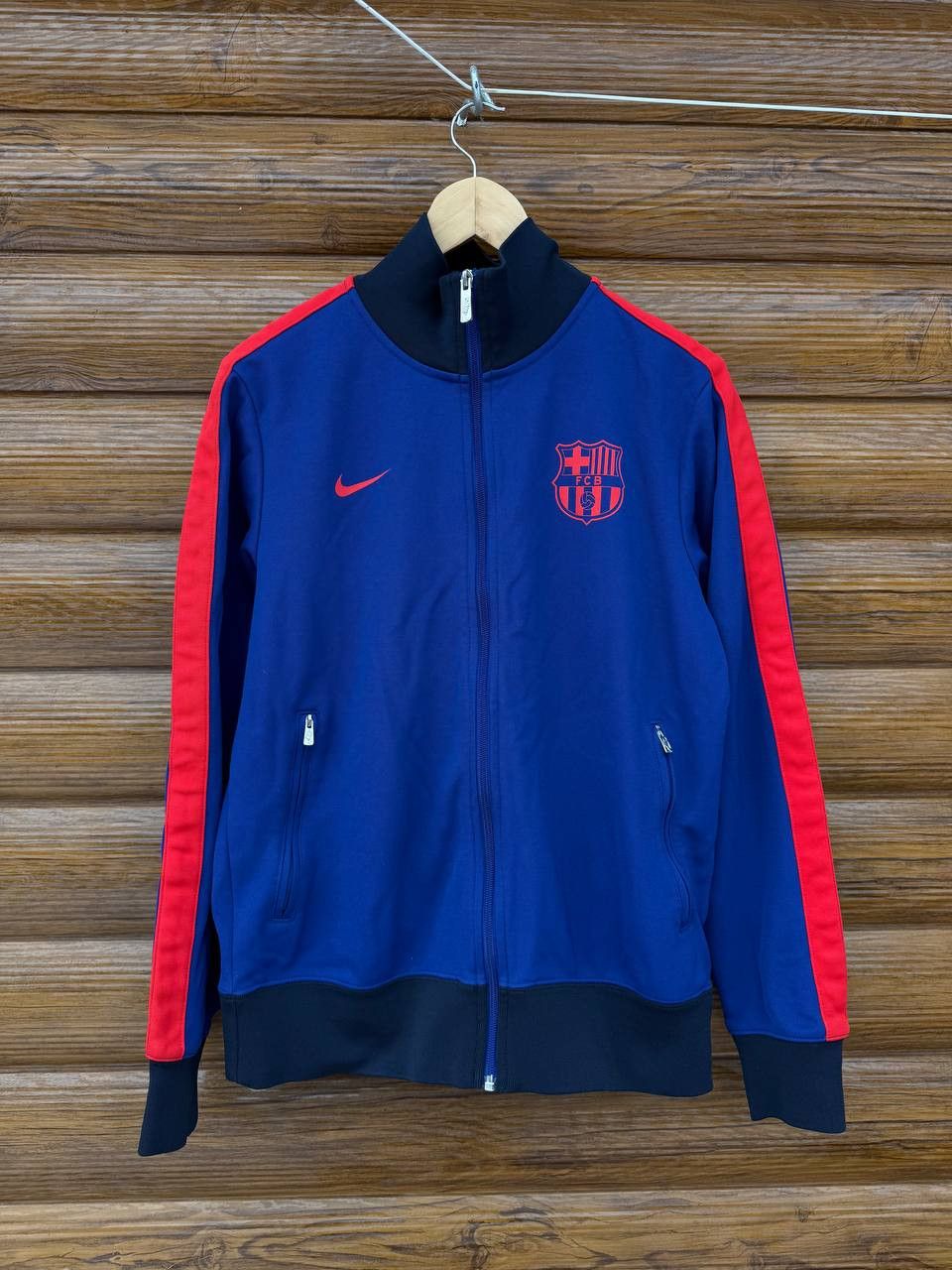 Nike Vintage Nike FC Barcelona Football Jacket Soccer Track Top Size US M / EU 48-50 / 2 - 1 Thumbnail