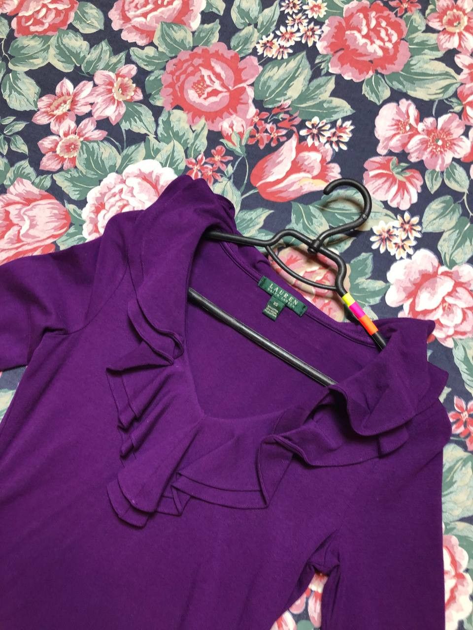 Ralph Lauren Vintage Ralph Lauren Purple Y2K Midi Dress Size XS Size XS / US 0-2 / IT 36-38 - 6 Thumbnail