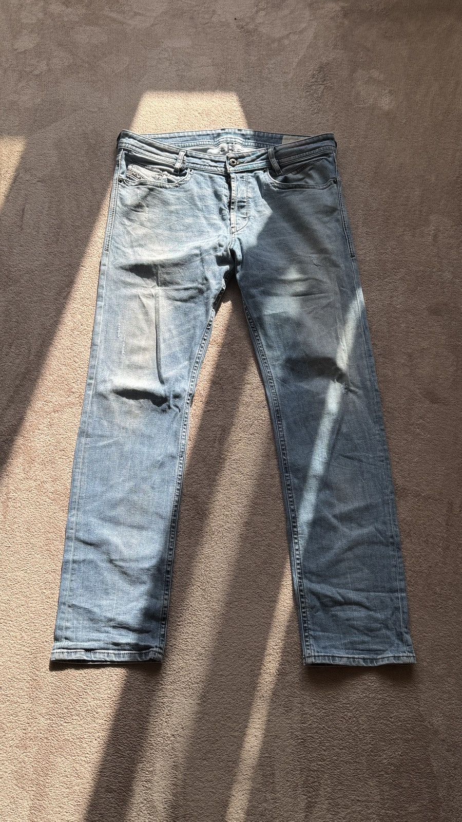 If Six Was Nine Diesel Akee Ripped Washed Straight Jeans LGB hedi slimane Size US 34 / EU 50 - 1 Thumbnail
