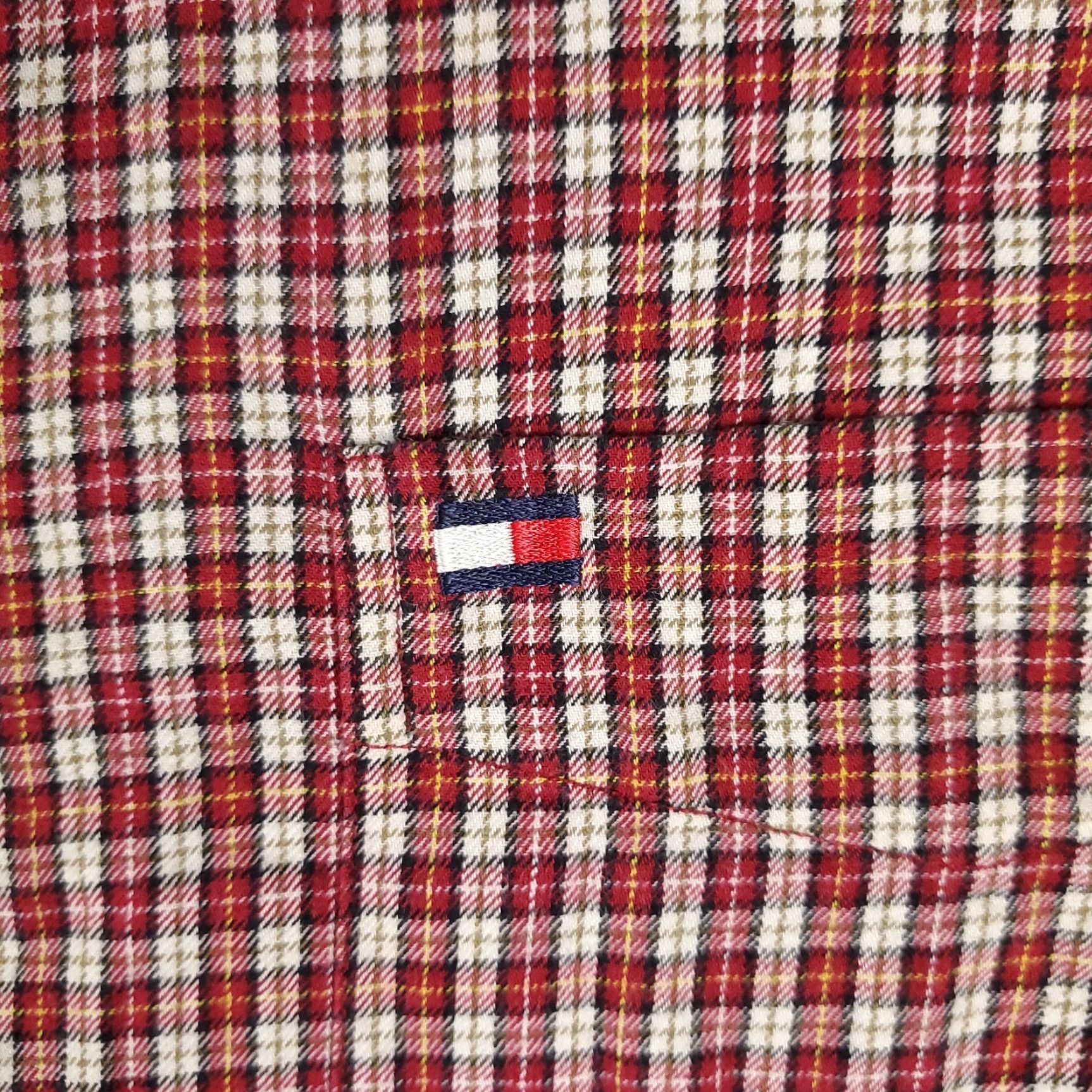 Tommy Hilfiger Tommy Hilfiger Shirt Mens XL Red Plaid Button-Up Long Sleeve Casual & Formal Button-Front Size US XL / EU 56 / 4 - 2 Thumbnail