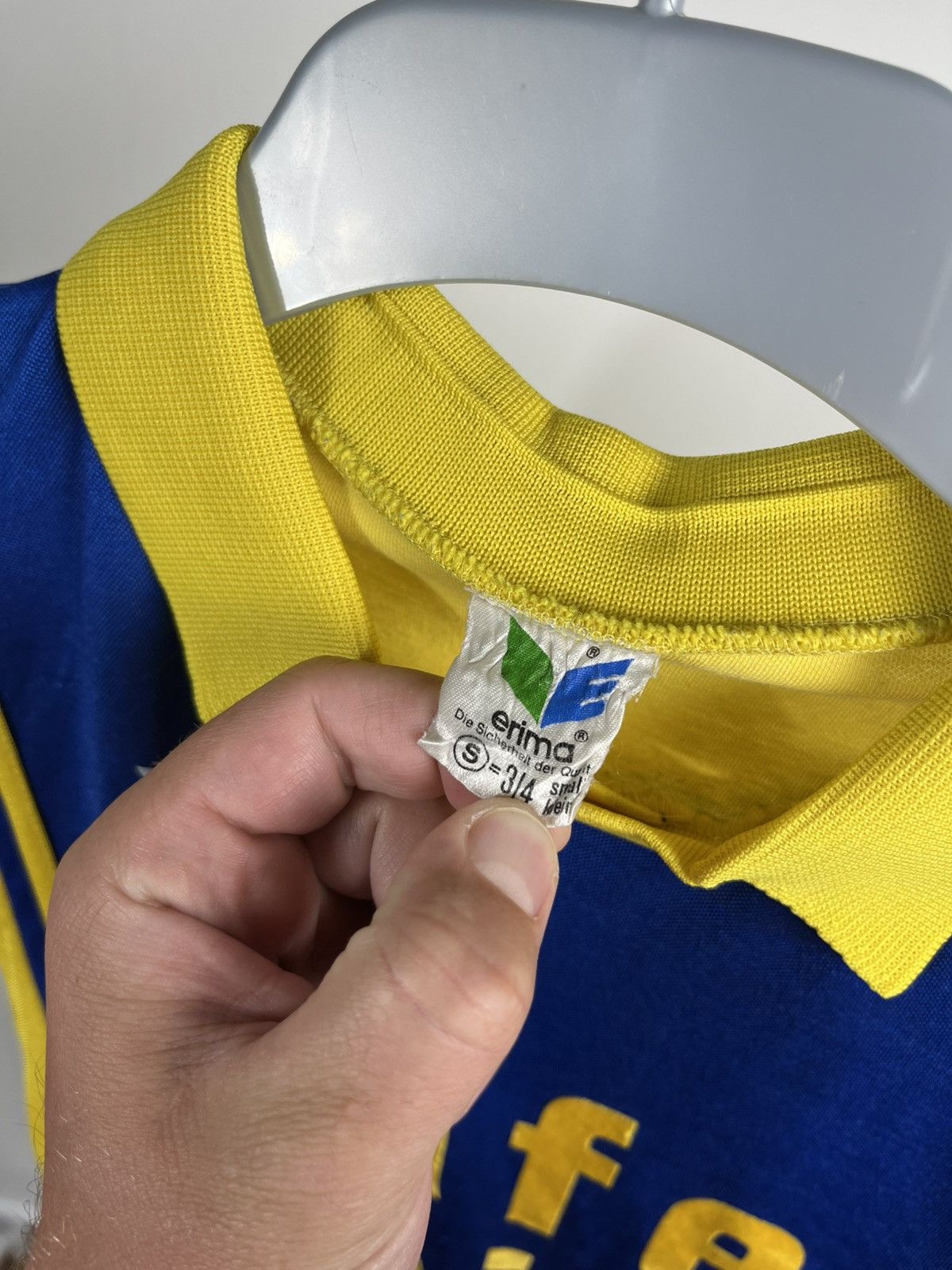 Erima × Vintage Vintage Erima Jersey Made in West Germany Cafe Lois Number 4 Size US S / EU 44-46 / 1 - 5 Thumbnail