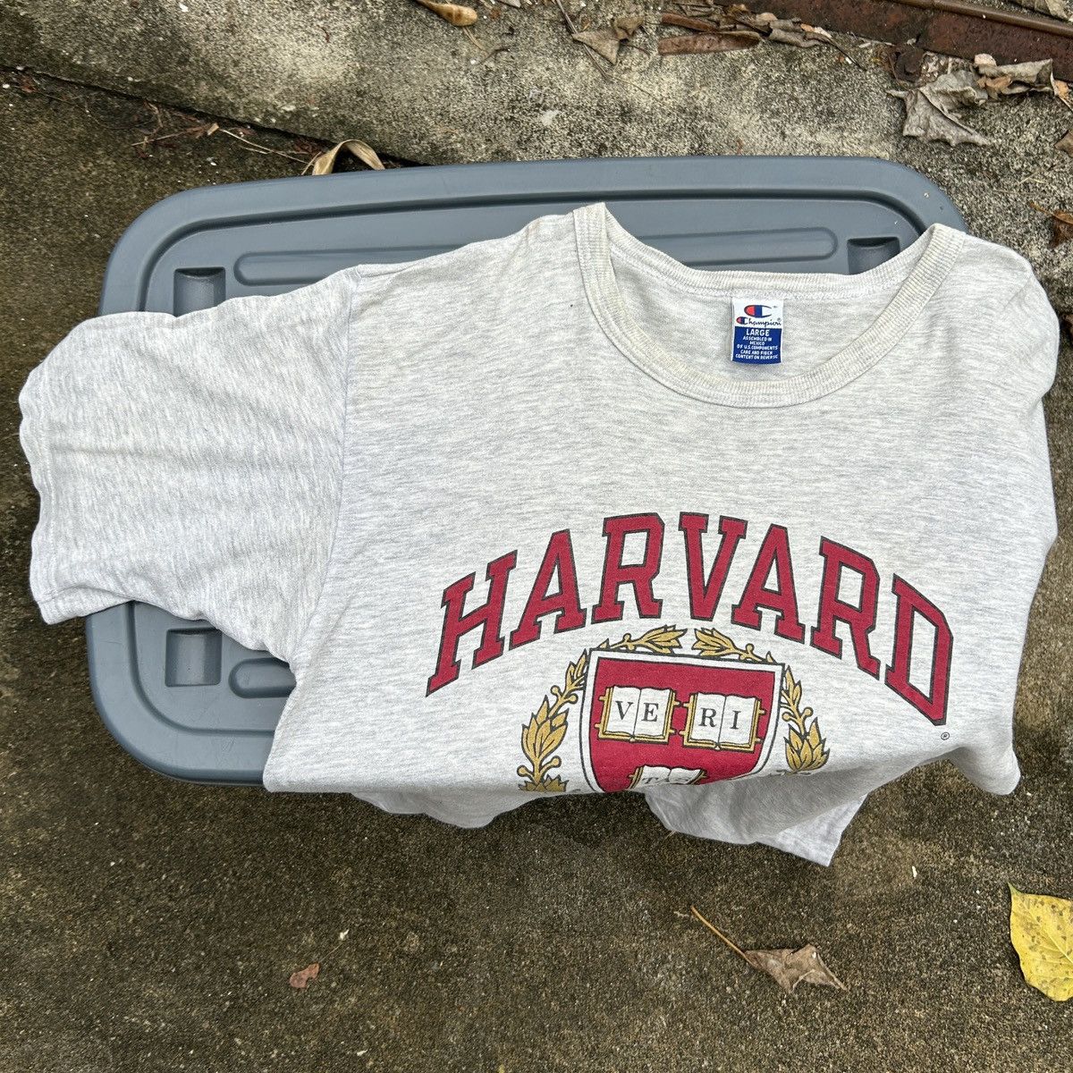 Vintage Vintage Champion 90s Harvard University T-shirt Size US M / EU 48-50 / 2 - 10 Thumbnail