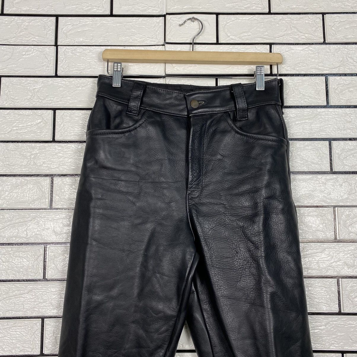 Vanson Leathers 📌Vintage Genuine Leather Pants Cafe Racer Vanson Leather Size US 30 / EU 46 - 5 Thumbnail