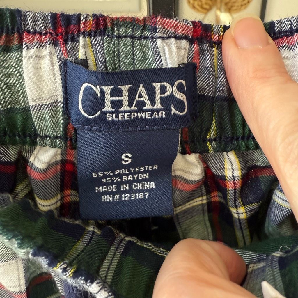 Chaps NWT Chaps Lightweight Plaid Pajama PJ Lounge Pants S Size US 30 / EU 46 - 5 Thumbnail