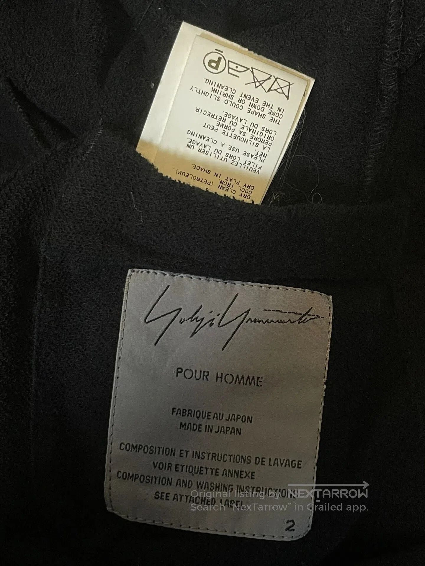 Yohji Yamamoto Yohji Yamamoto Cotton Stand Collar Jacket. Size US S / EU 44-46 / 1 - 6 Thumbnail