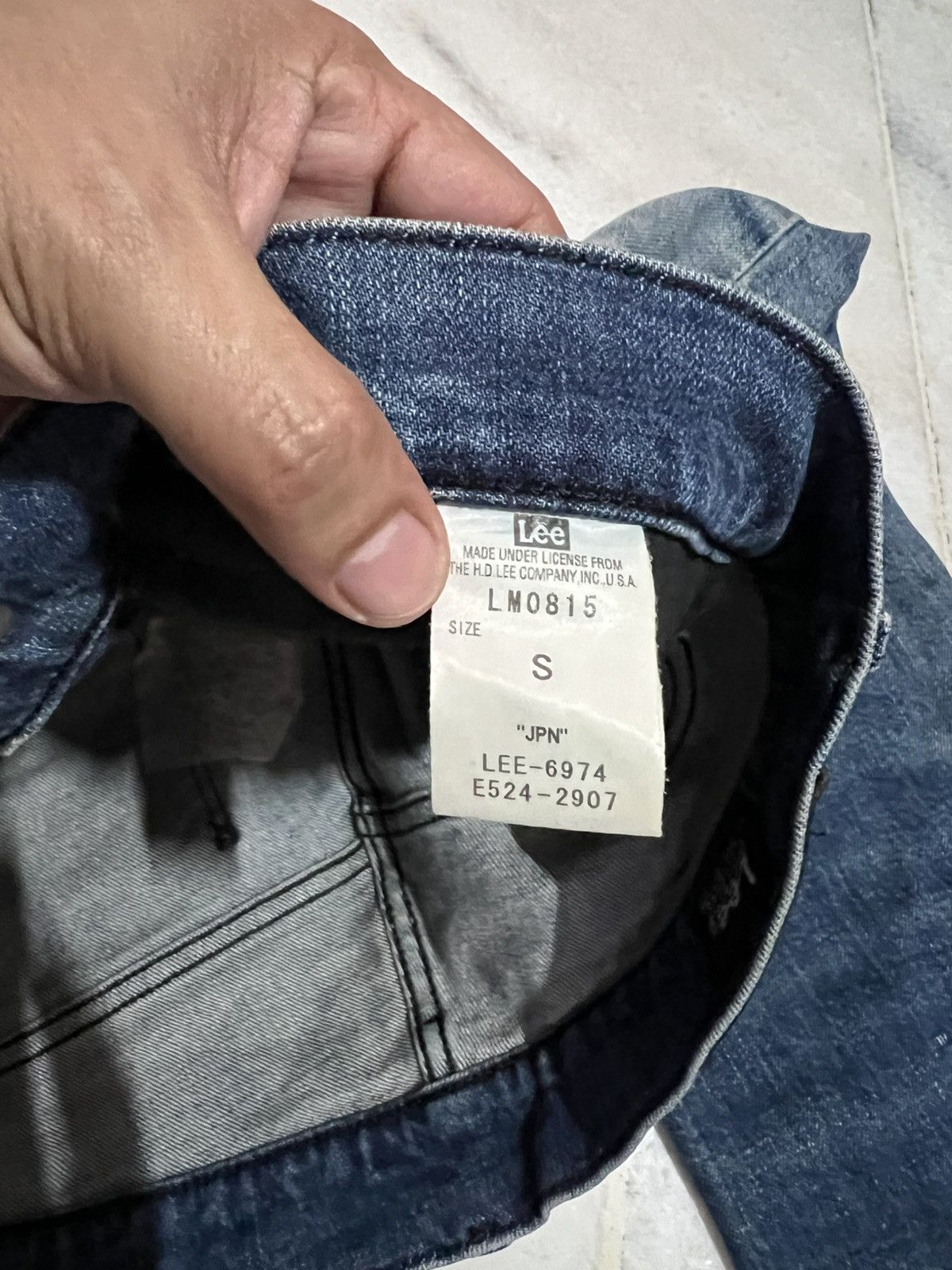 If Six Was Nine × Japanese Brand × Lee 🌈Lee Riders Distressed Mud Wash Jean Size US 29 - 19 Thumbnail