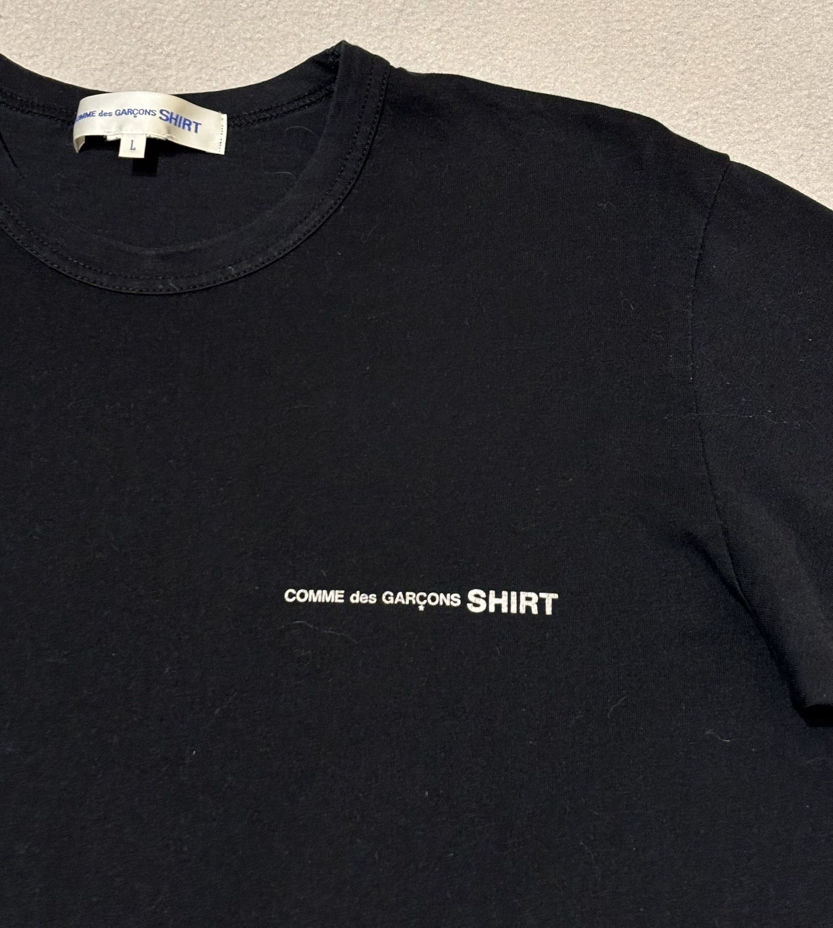 Comme des Garcons Comme des Garçons Black T-Shirt Large Size US L / EU 52-54 / 3 - 7 Thumbnail