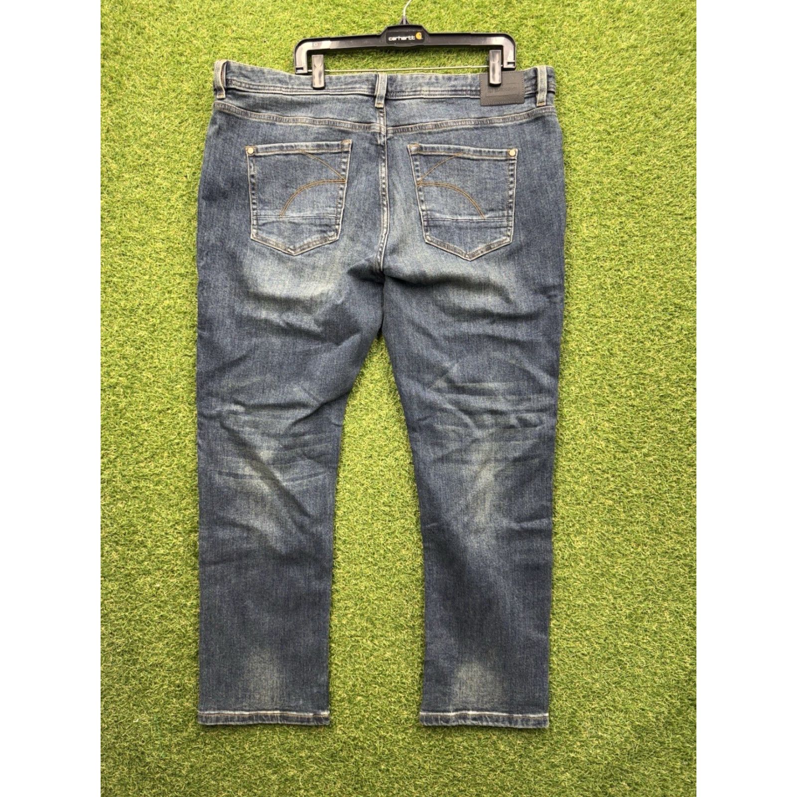 Skin VINTAGE Baer Skin Jeans Men's 44 Waist Casual Slim Straight Denim Stretch Logo 90s Blue Size US 44 / EU 60 - 2 Thumbnail