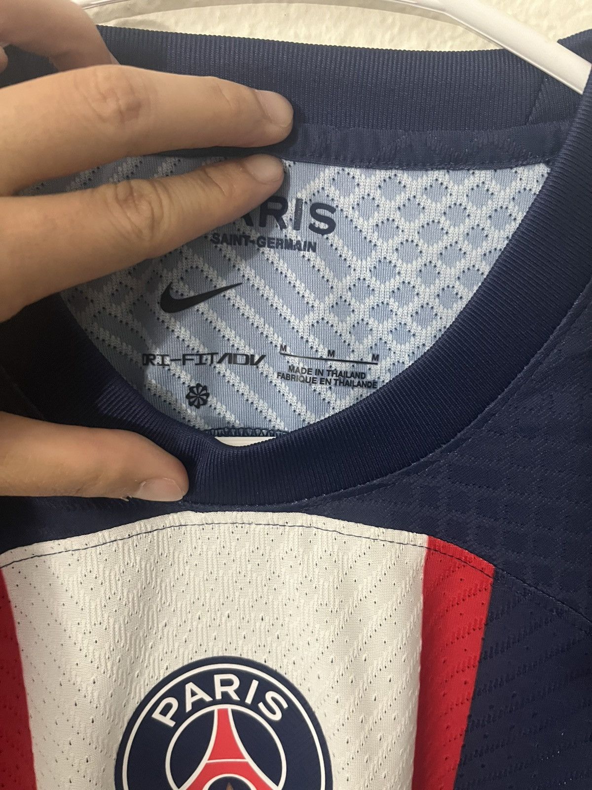 Nike Nike 2022/23 Paris Saint Germain PSG Authentic Home Soccer Size US M / EU 48-50 / 2 - 4 Thumbnail