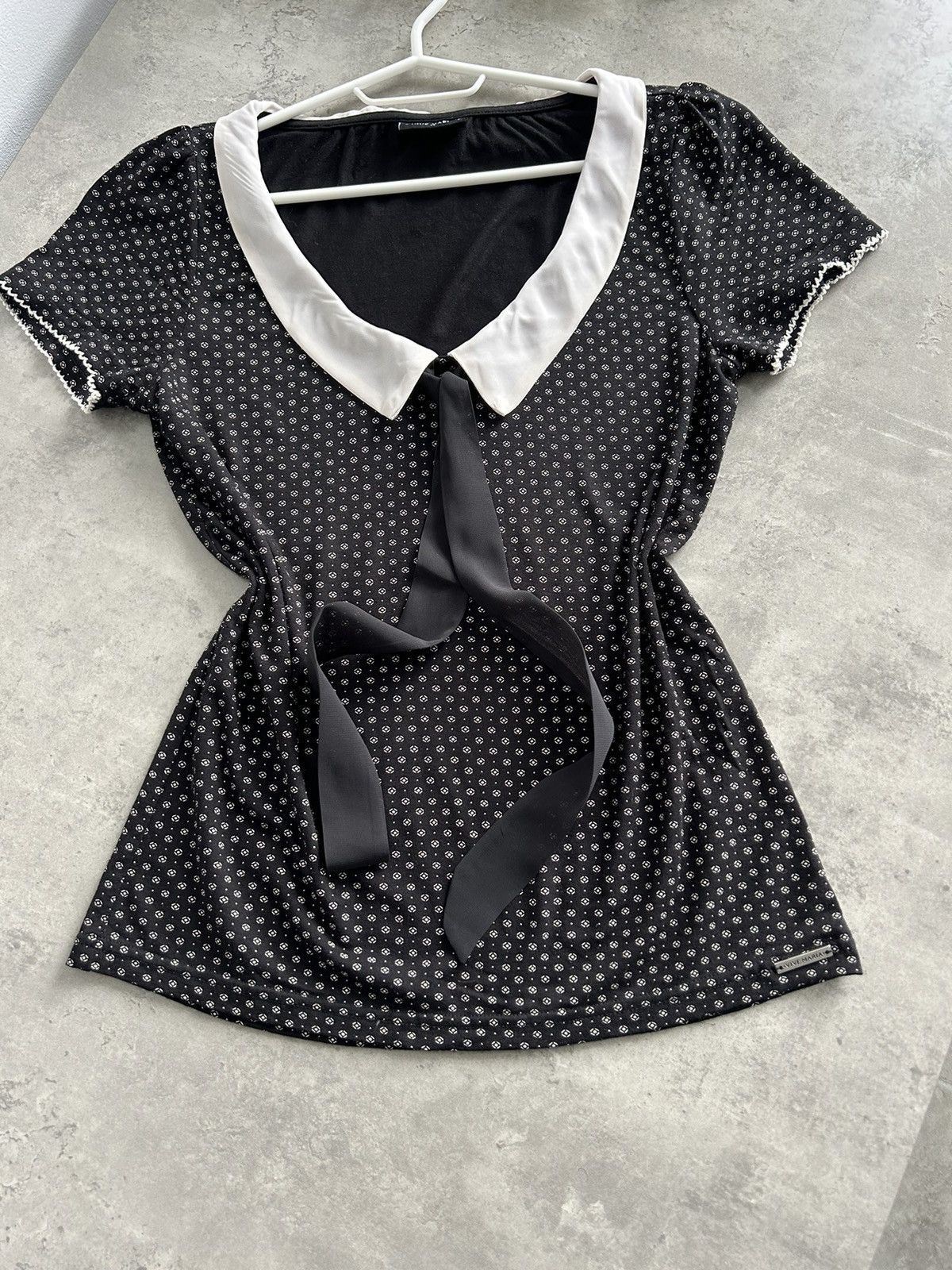 Vintage Vive Maria goth black top t-shirt Size M / US 6-8 / IT 42-44 - 2 Thumbnail