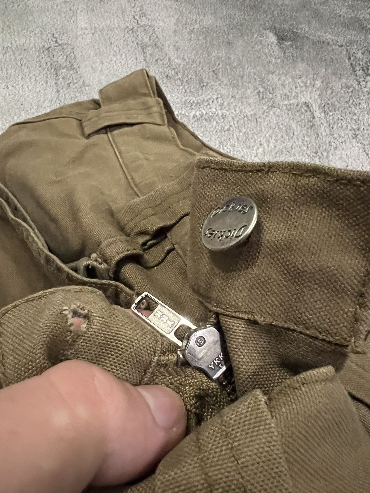 Dickies × Vintage Vintage Y2k Dickies Thrashed Faded Work Multi Pocket Jeans Size US 30 / EU 46 - 19 Thumbnail