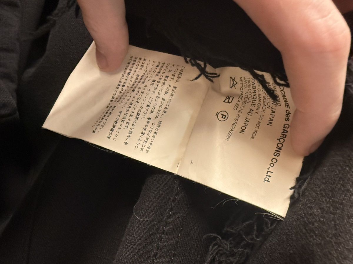Comme des Garcons Junya Watanabe MAN Distressed Trench Coat Black Size US S / EU 44-46 / 1 - 5 Thumbnail
