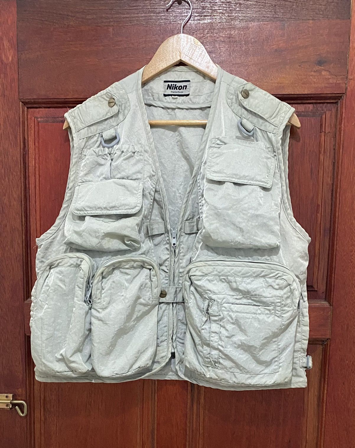 image of Nikon For Professionals Multipocket Vest in Silver, Men's (Size Large)
