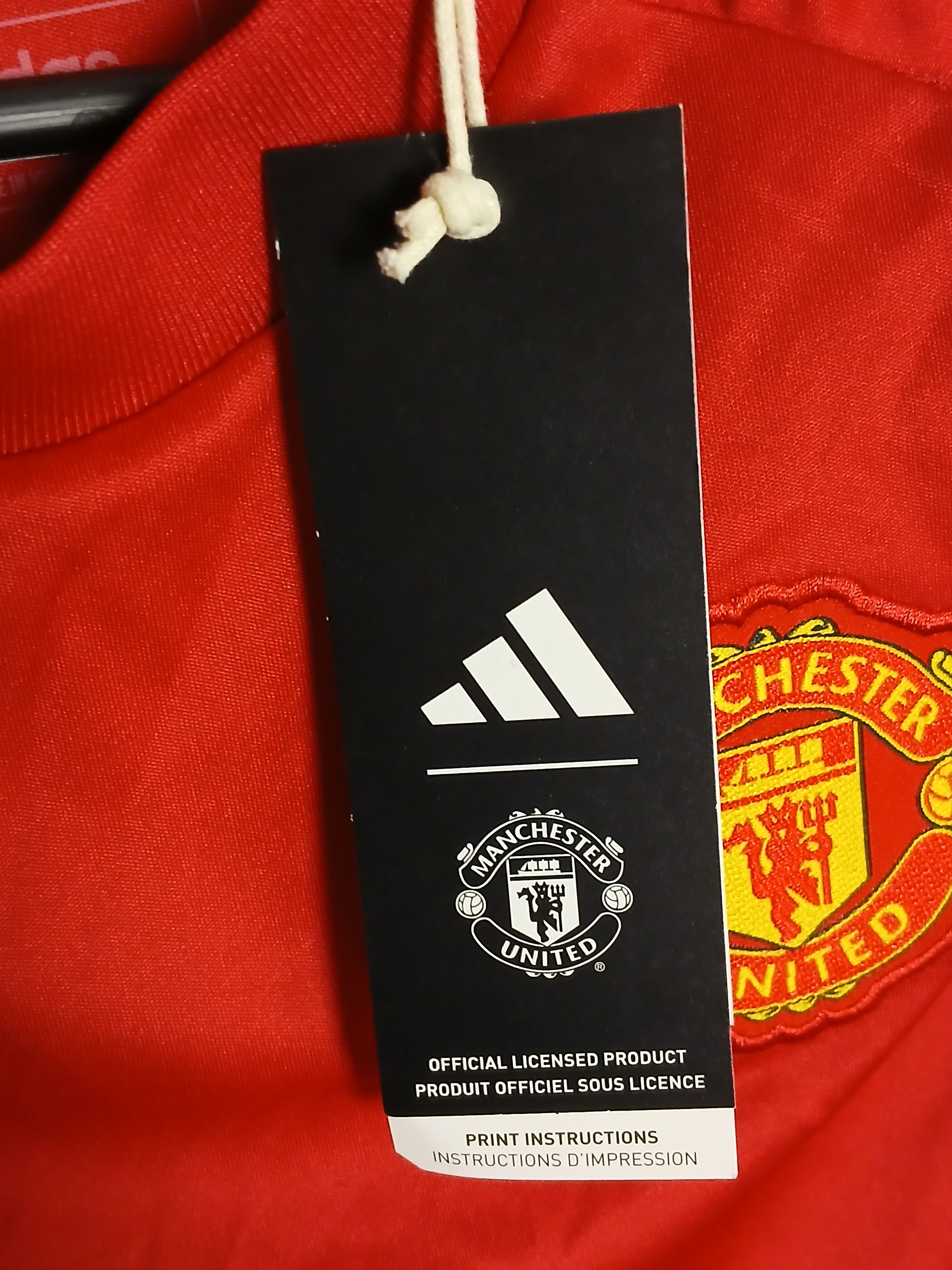 Adidas KIDS Manchester United 24/25 Home Football Jersey T-Shirt Size US S / EU 44-46 / 1 - 11 Thumbnail