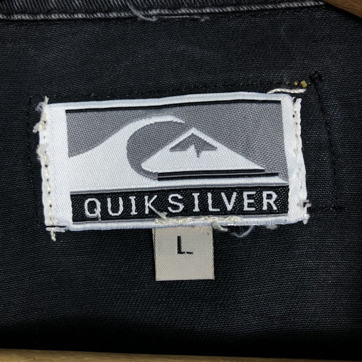 Quiksilver 🔥VINTAGE 90’s CROPPED BIKER JACKET QUICKSILVER CARGO Size US L / EU 52-54 / 3 - 17 Thumbnail