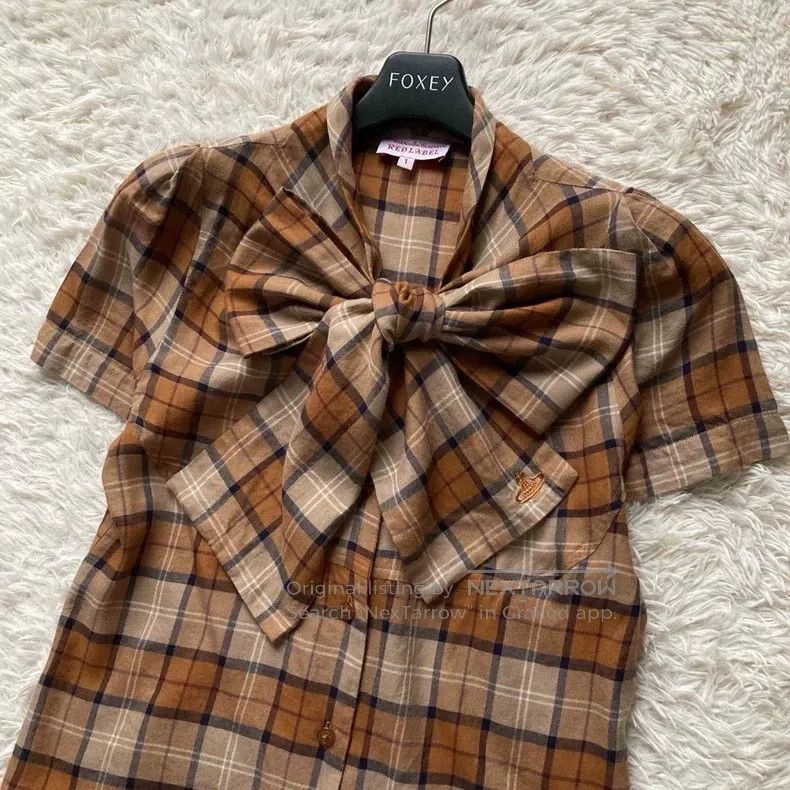 Vivienne Westwood vivienne westwood Autumn color bow tie shirt Size S / US 4 / IT 40 - 2 Thumbnail
