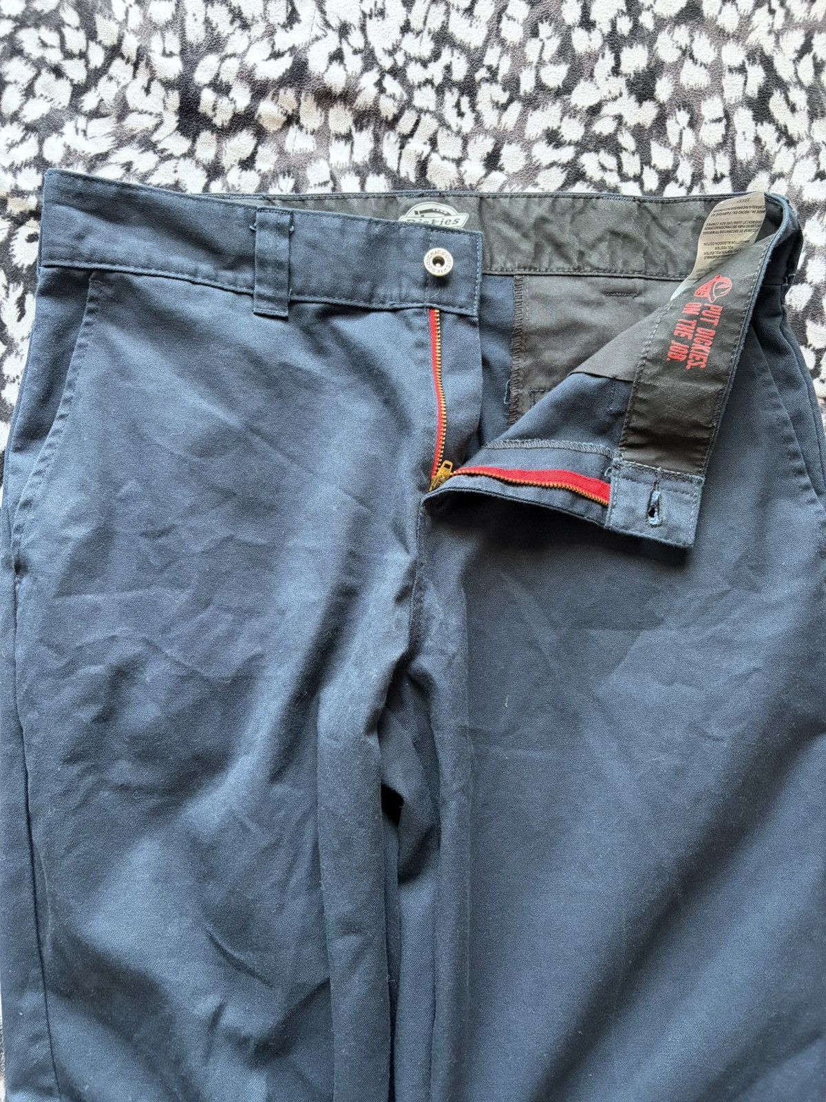 Dickies Dickies flex navy slim skateboarding pants Size US 33 - 5 Thumbnail