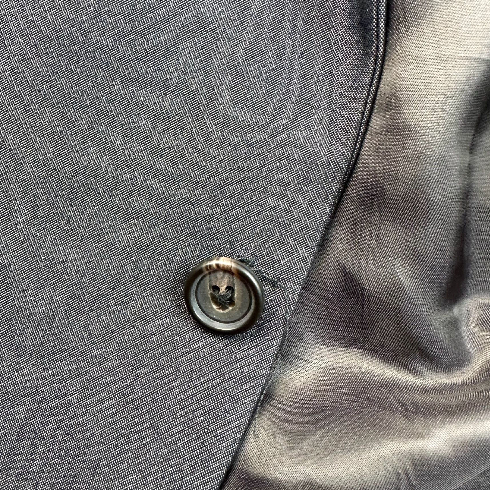 Ralph Lauren Ralph Lauren Blazer Mens 46R Gray 2 Button Sport Coat Size 46R - 6 Thumbnail