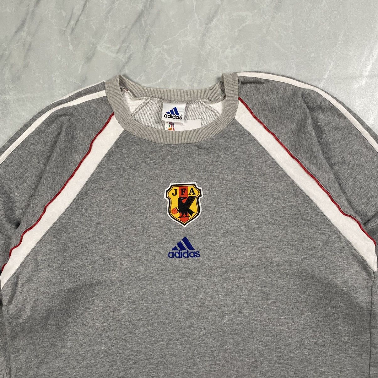 Vintage y2k Adidas Japan Football JFA Crewneck