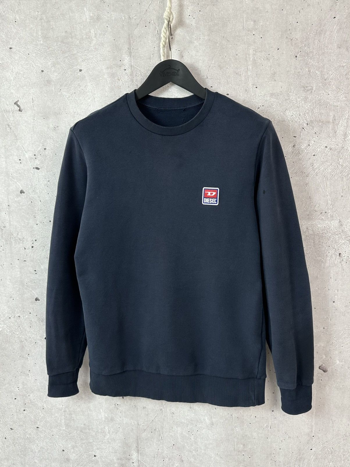 Diesel Vintage Diesel Logo Navy Sweatshirt Size US M / EU 48-50 / 2 - 1 Thumbnail