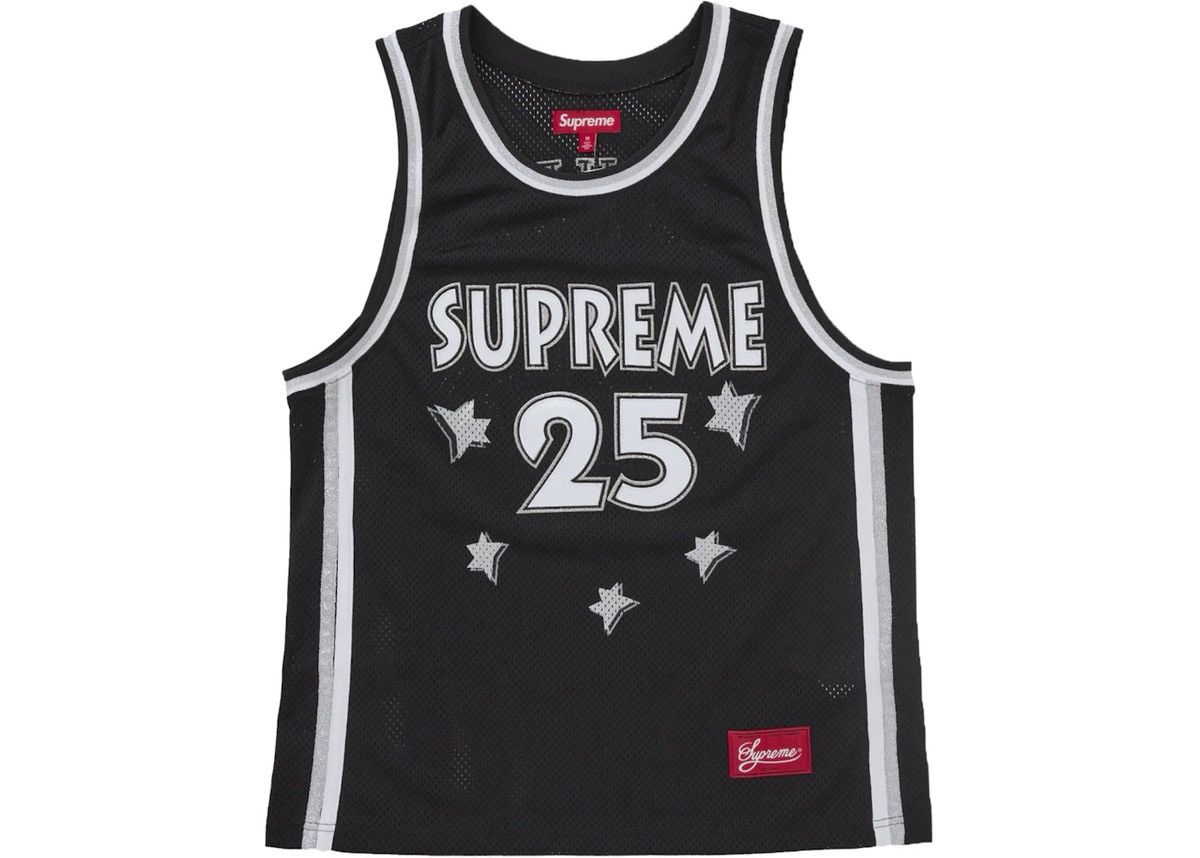 Supreme Supreme All Star Basketball Jersey SS25 Black Size L Size US L / EU 52-54 / 3 - 1 Thumbnail