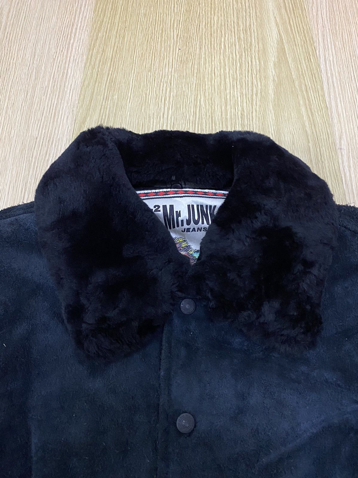 Leather Mr Junko jeans big logo leather varsity jacket Size US L / EU 52-54 / 3 - 6 Thumbnail