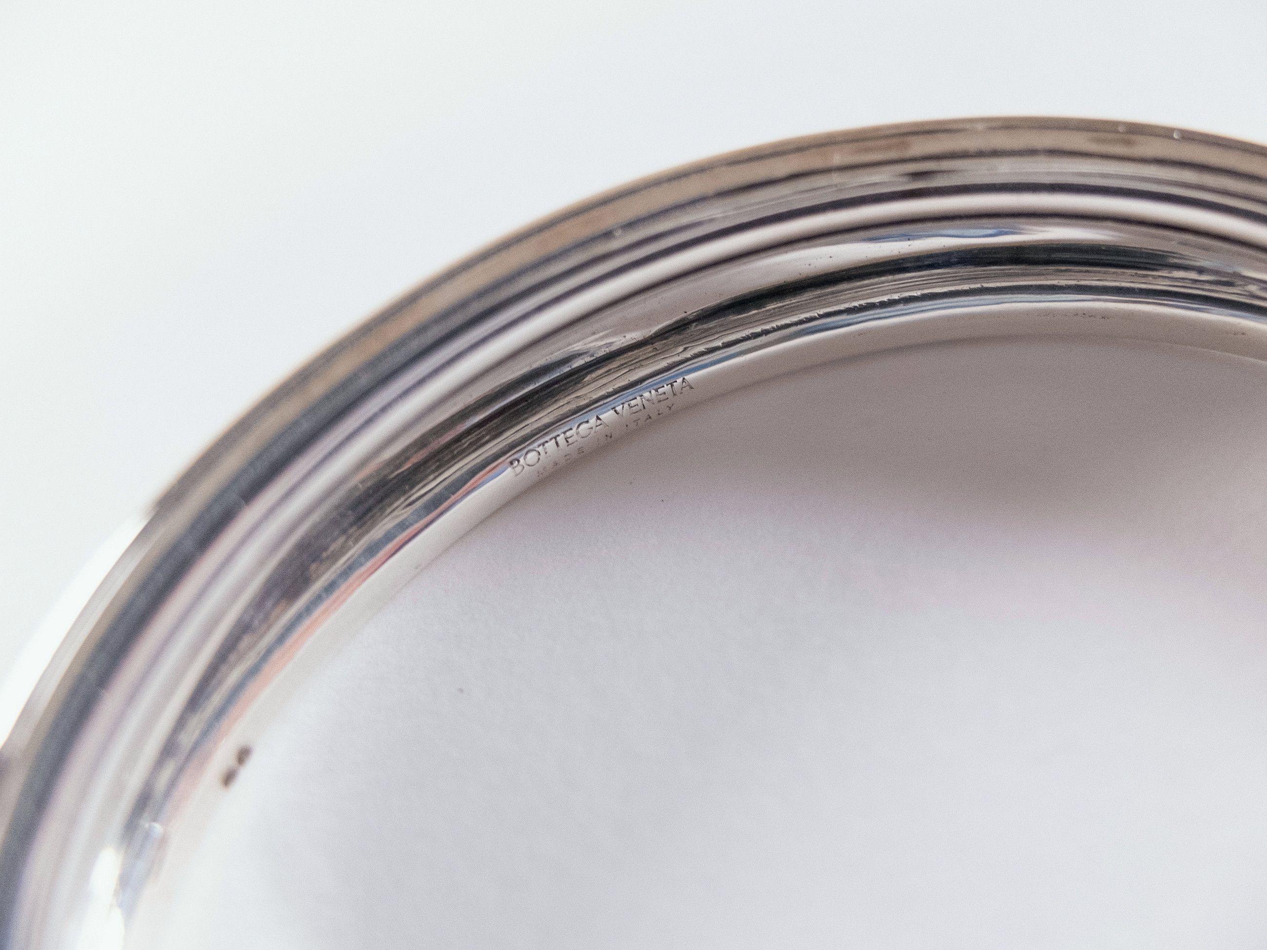 Bottega Veneta BOTTEGA VENETA Trio silver & green cuff bracelet Medium q Size ONE SIZE - 8 Thumbnail