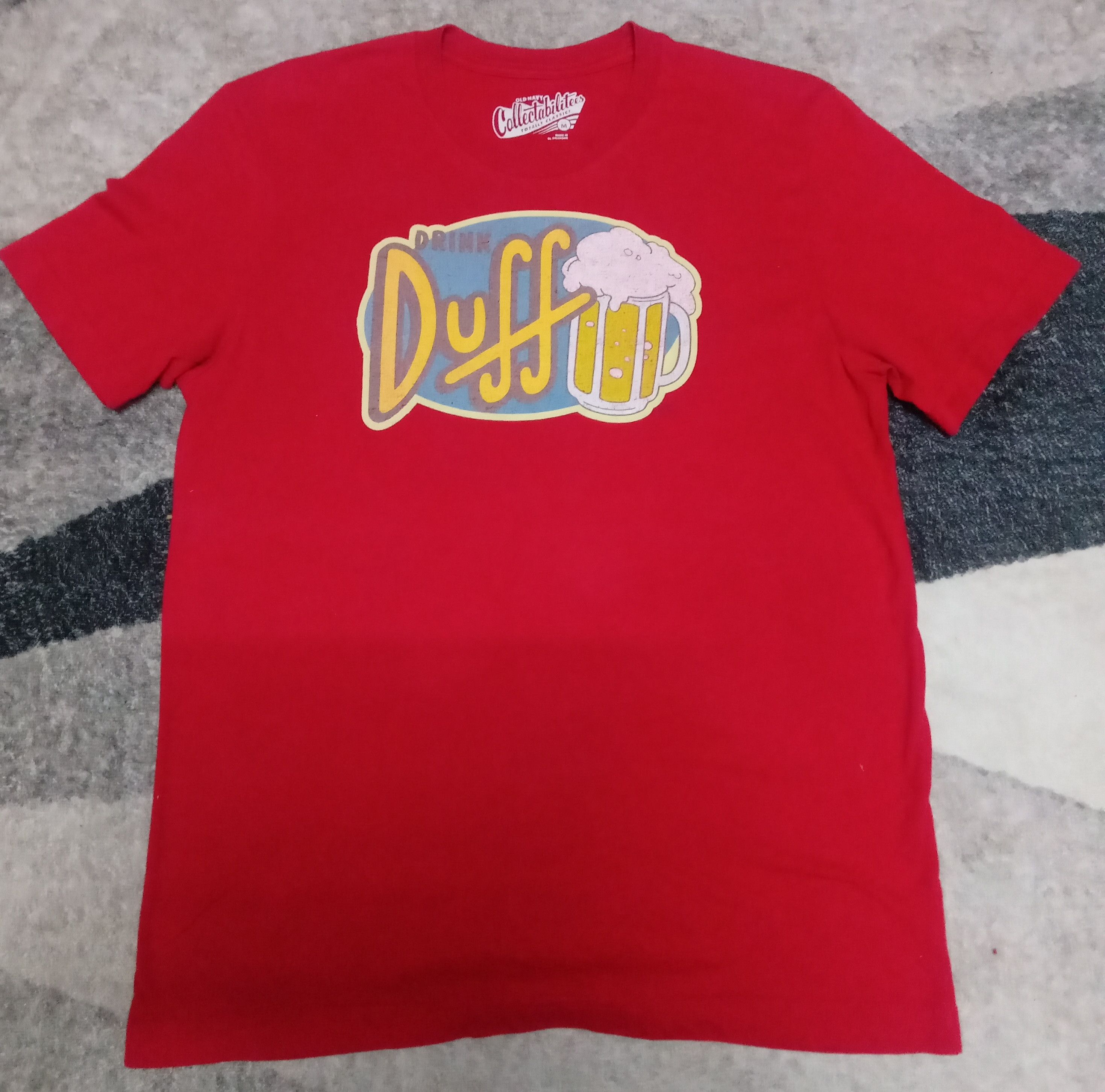 Cartoon Network × The Simpsons × Vintage Set of 2 Vintage Y2K The Simpsons Duff Tshirt Futurama Size US M / EU 48-50 / 2 - 2 Thumbnail