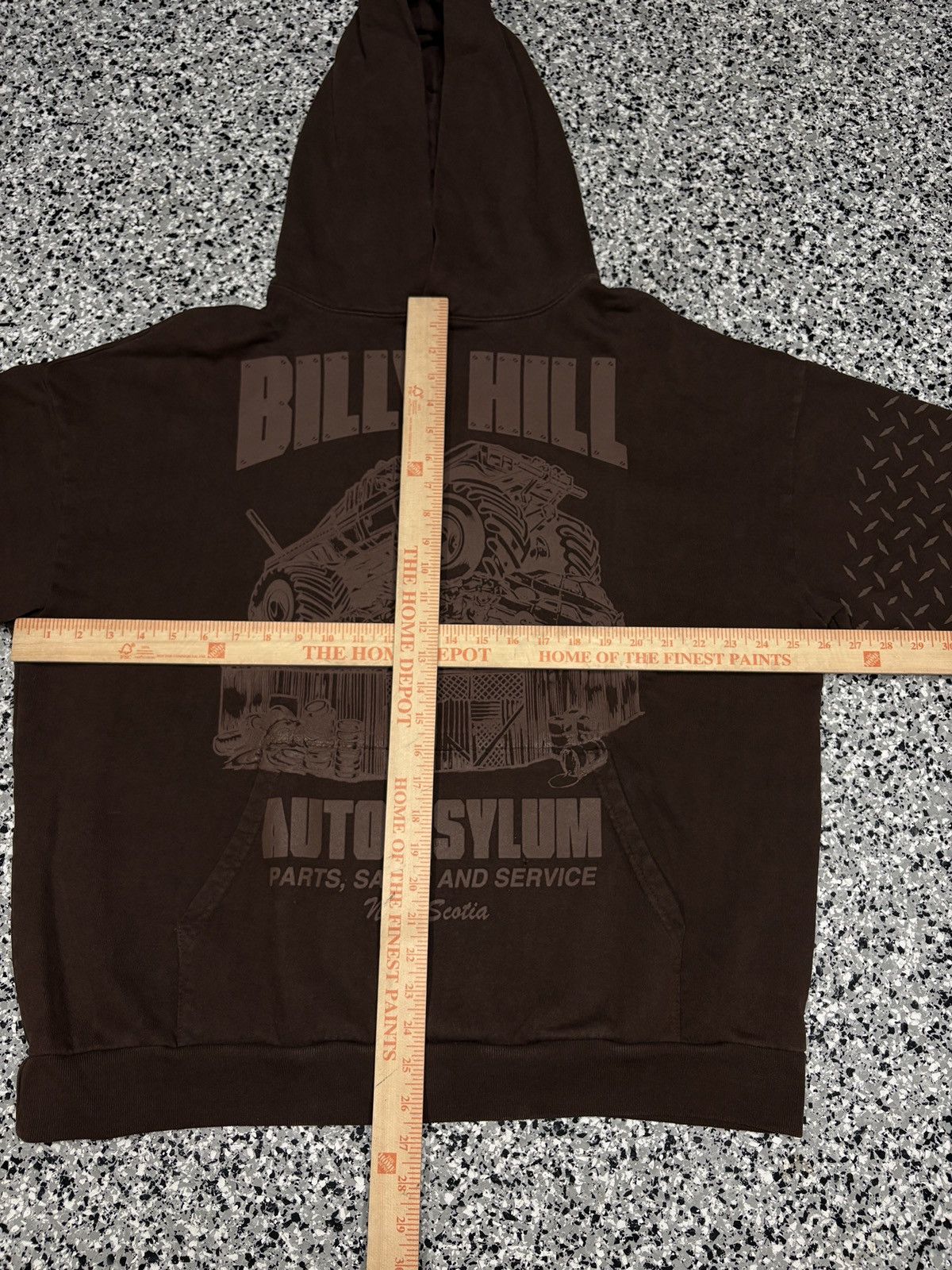 Billy Hill 2021 Billy Hill Auto Asylum Diamond Plated Puff Print Hoodie Size US XL / EU 56 / 4 - 7 Thumbnail