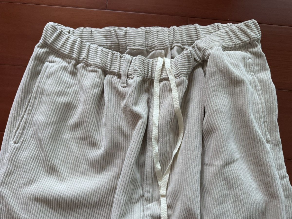 Muji Muji Labo Cropped Ivory Corduroy Pants Size US 30 / EU 46 - 3 Thumbnail