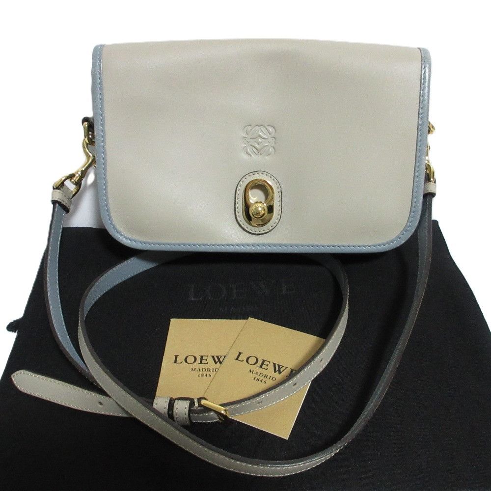 Loewe Loewe Ines Calfskin Shoulder Bag Leather Shoulder Bag 324.71.H70 DUTY FREE for USA
