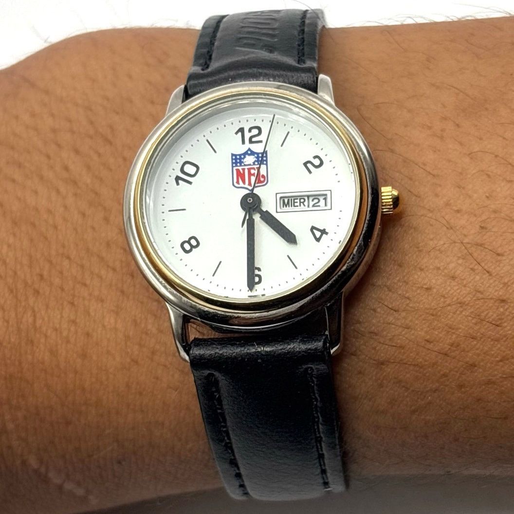 NFL Silver & Black NFL Watch Size ONE SIZE - 2 Thumbnail