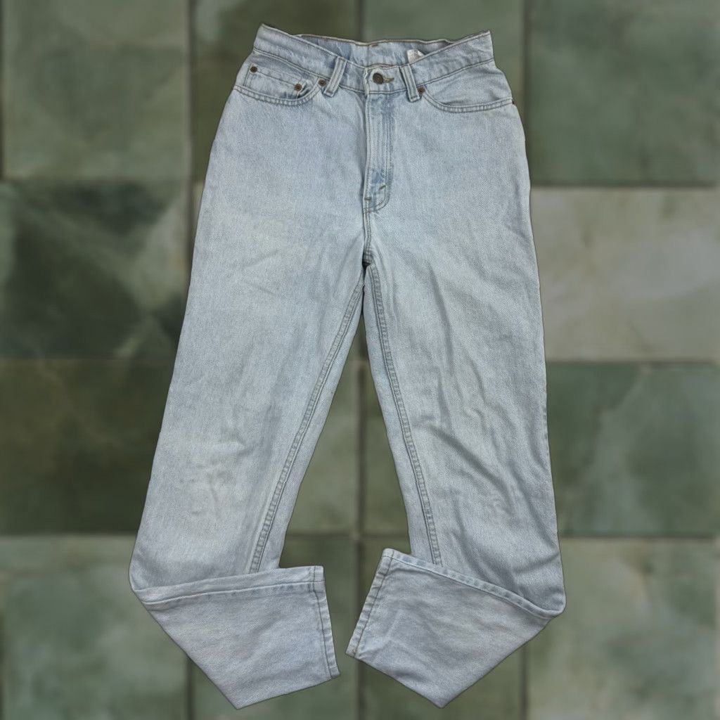 Levi's VINTAGE Levi's 512 Jeans Womens 9 Blue Tapered Slim Fit 90s Classic Size 30" / US 8 / IT 44 - 1 Thumbnail