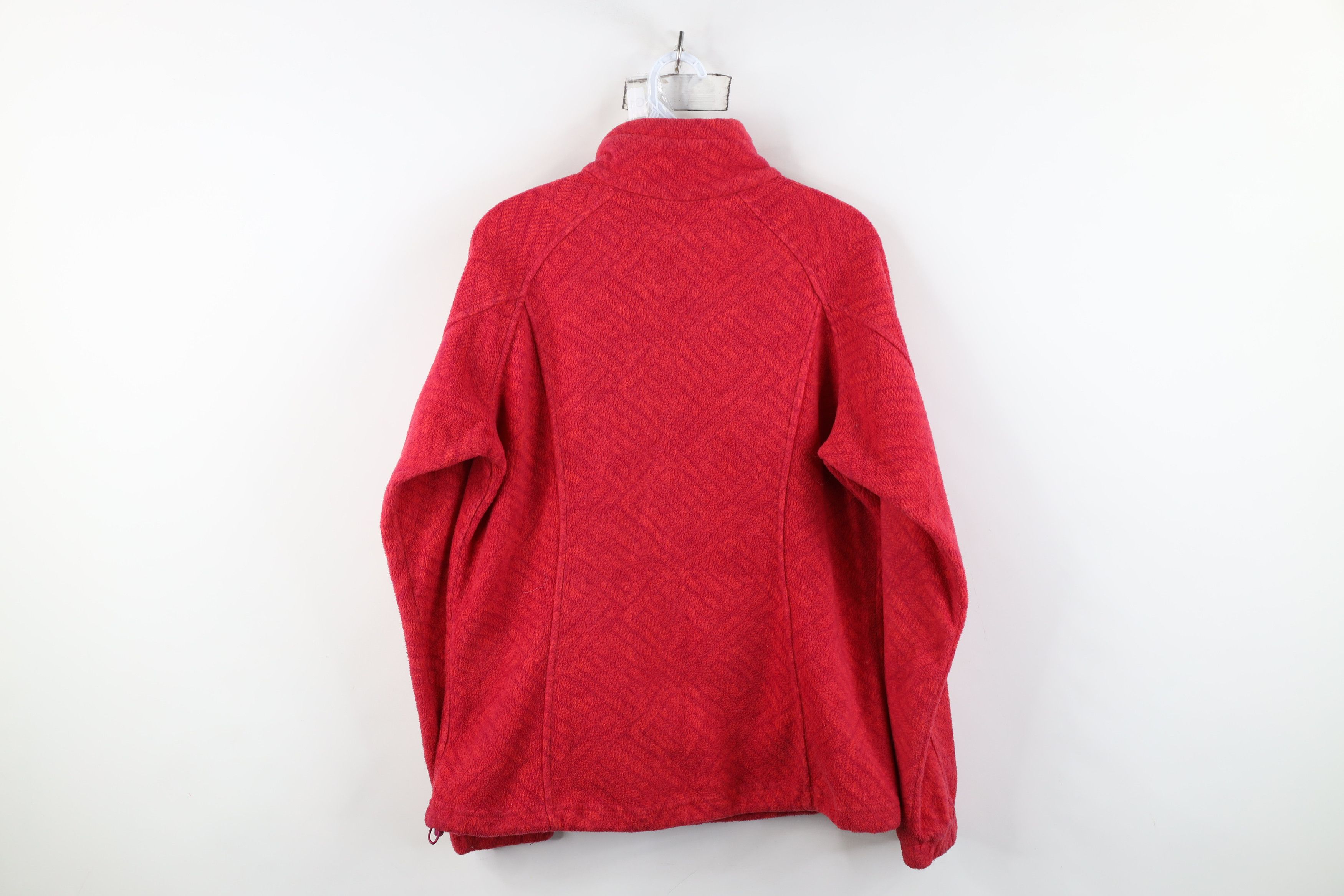 Columbia Columbia Spell Out Geometric Full Zip Fleece Jacket Pink Red Size M / US 6-8 / IT 42-44 - 13 Thumbnail