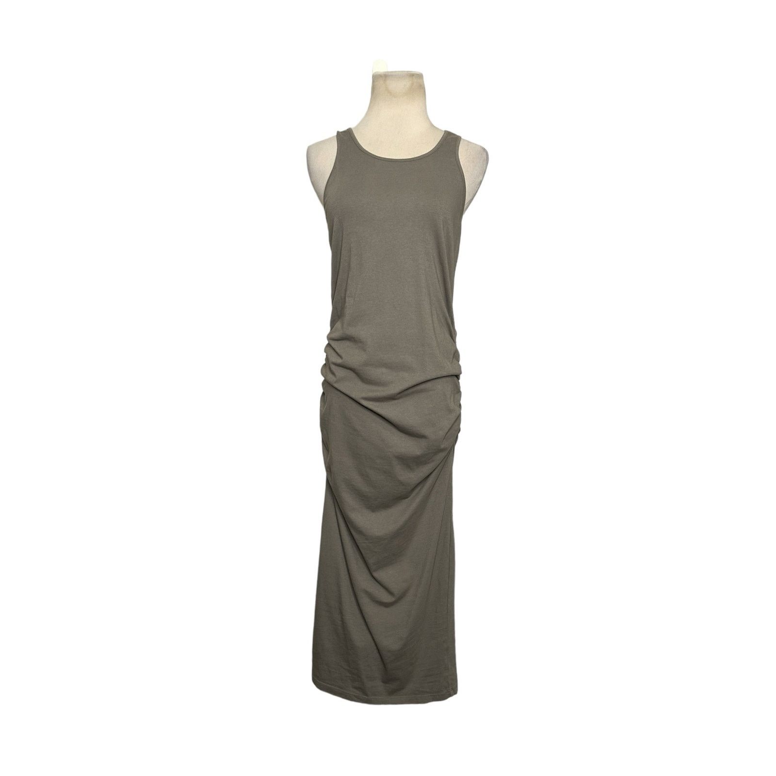 Michael Stars Michael Stars olive bodycon midi halter dress size Large Size L / US 10 / IT 46 - 14 Thumbnail