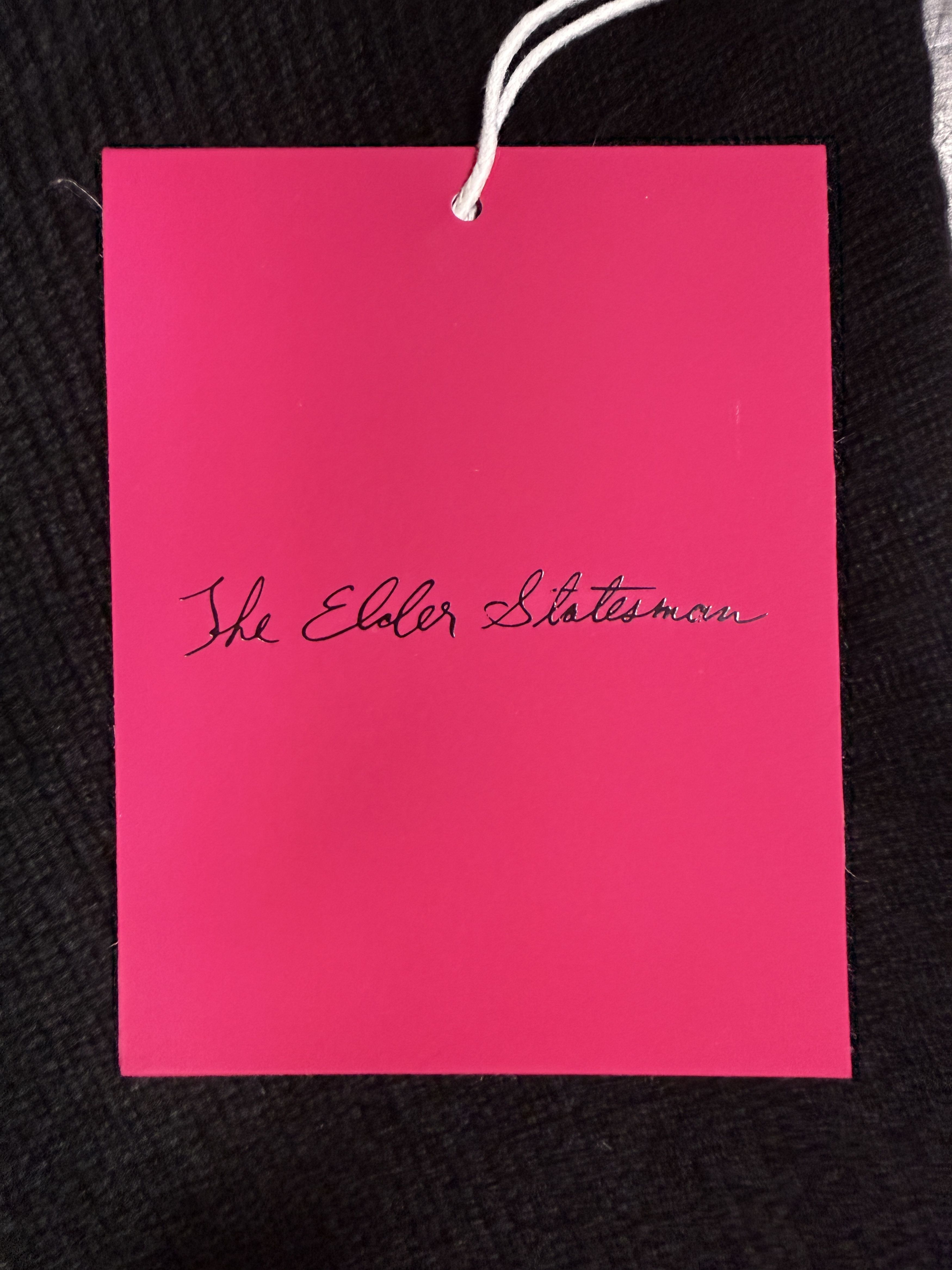 The Elder Statesman $1250 The Elder Statesman Black Delicash Cardigan Size S / US 4 / IT 40 - 12 Thumbnail
