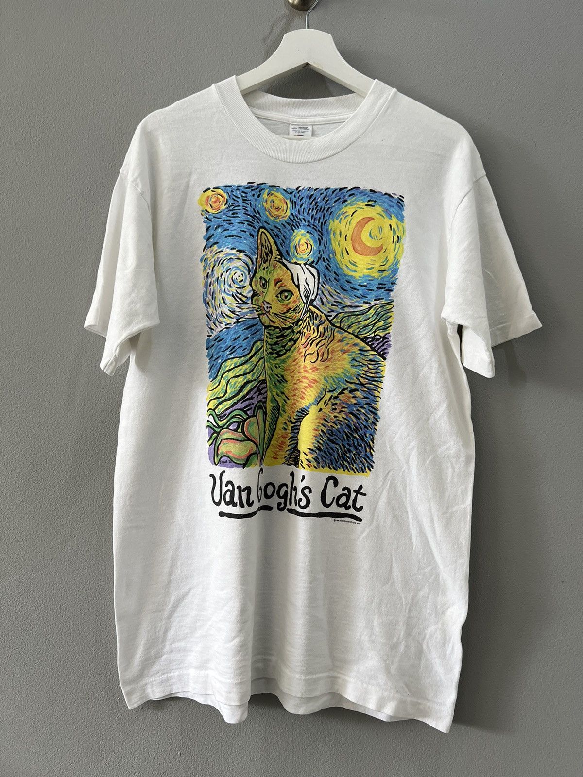 Vintage Vintage Van Gogh’s Cat 1990’s Size US L / EU 52-54 / 3 - 1 Thumbnail