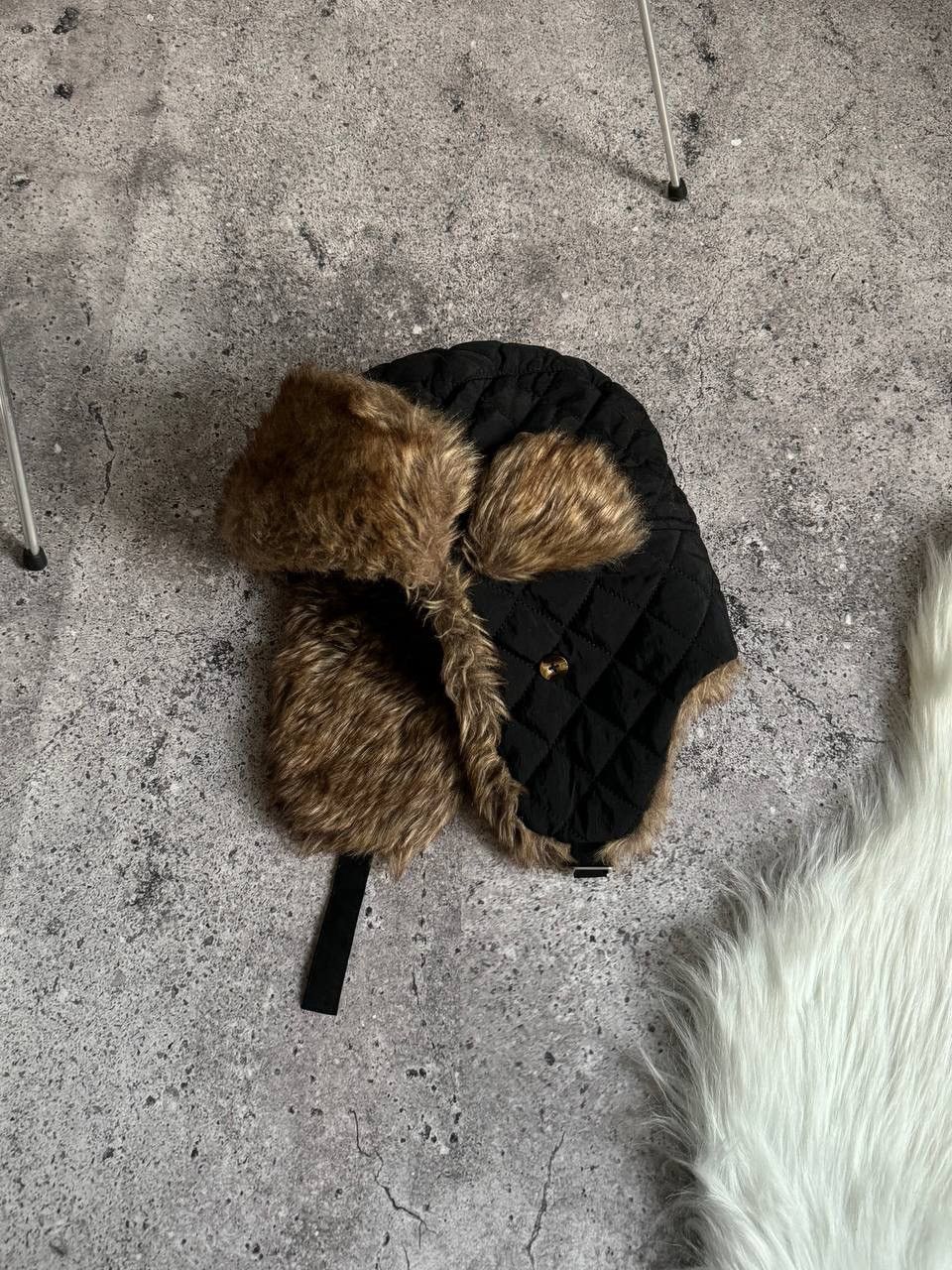 Vintage Vintage Y2K Trapper Fur Fluffy Hat Ushanka Faux USA Size ONE SIZE - 5 Thumbnail