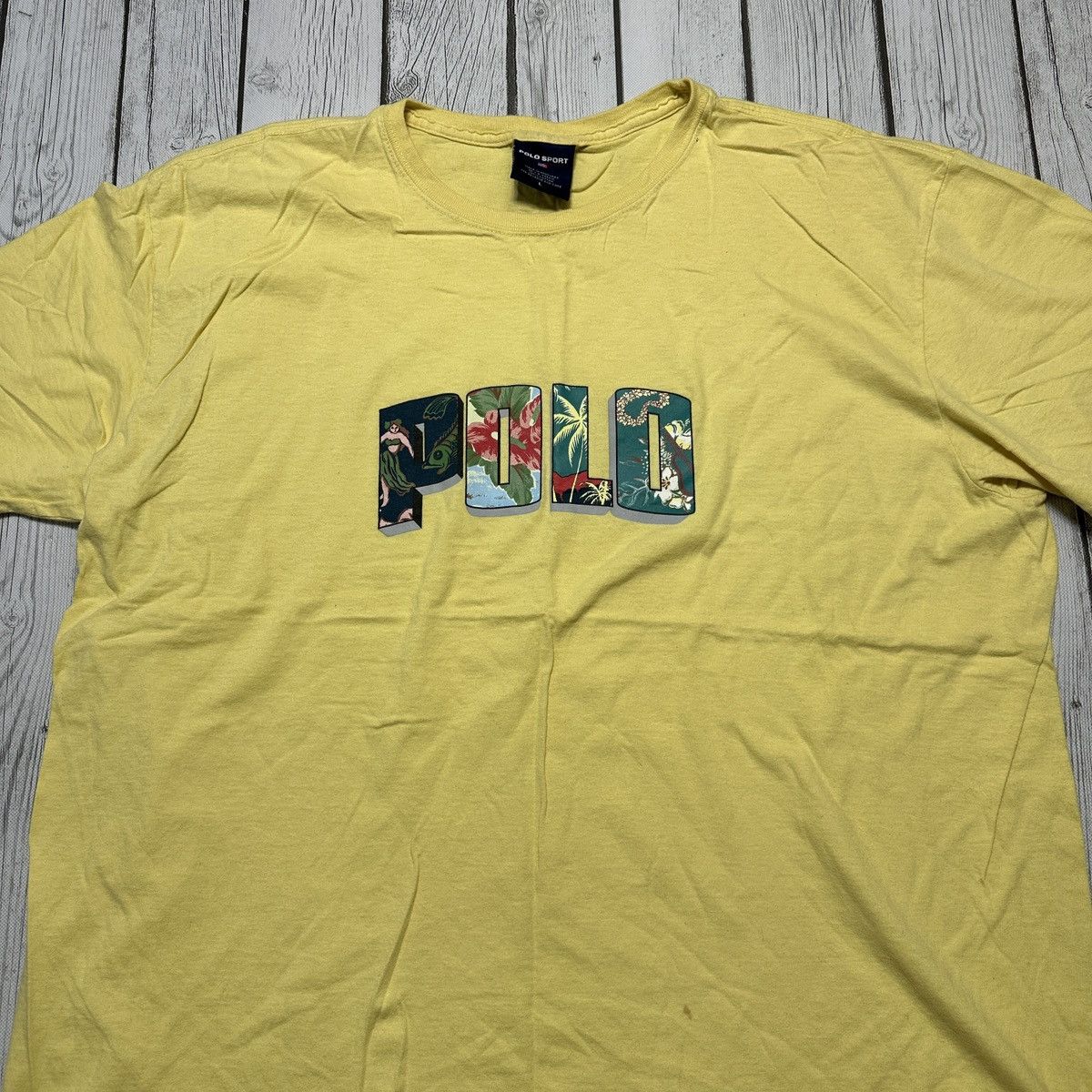 Polo Ralph Lauren × Vintage Vintage Polo Sport tee Size US L / EU 52-54 / 3 - 3 Thumbnail
