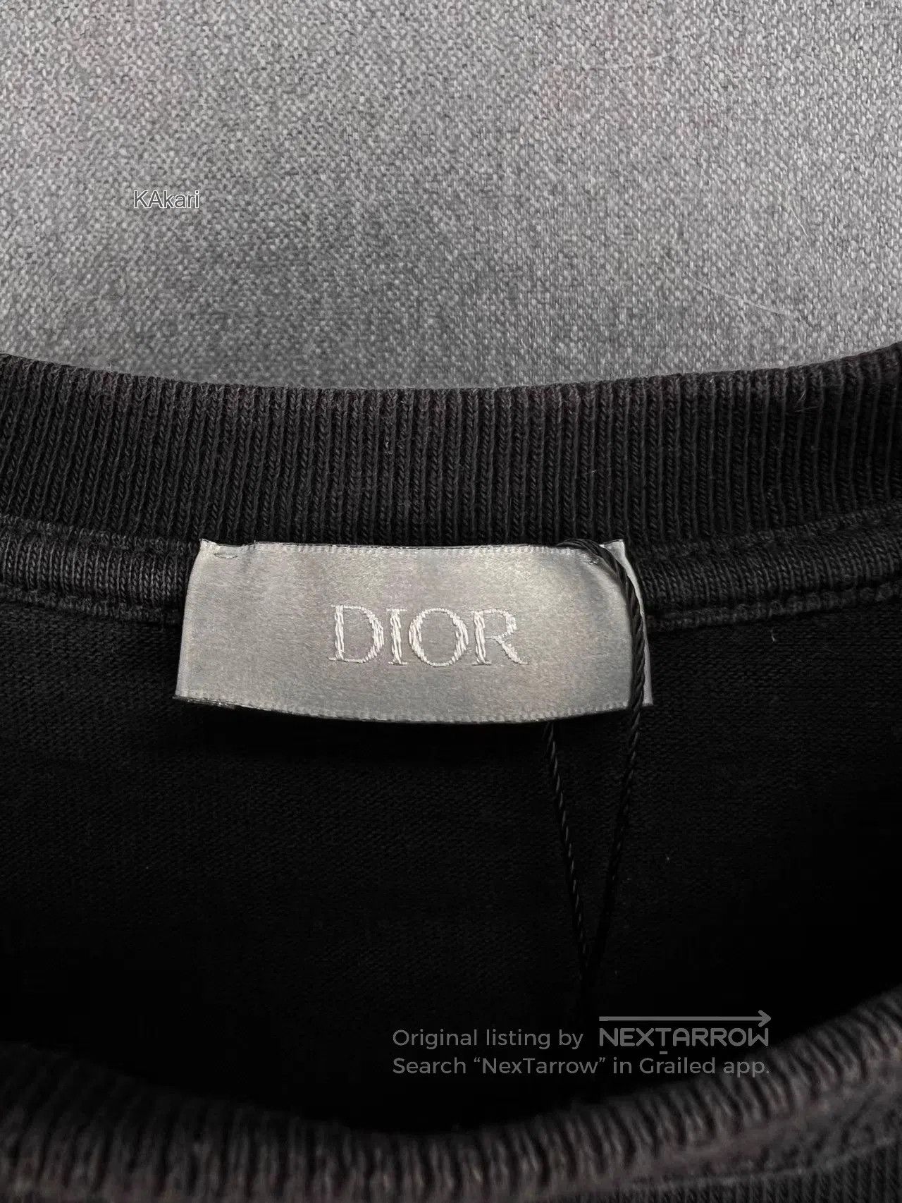 Dior Black Short Sleeve T. Size US L / EU 52-54 / 3 - 4 Thumbnail