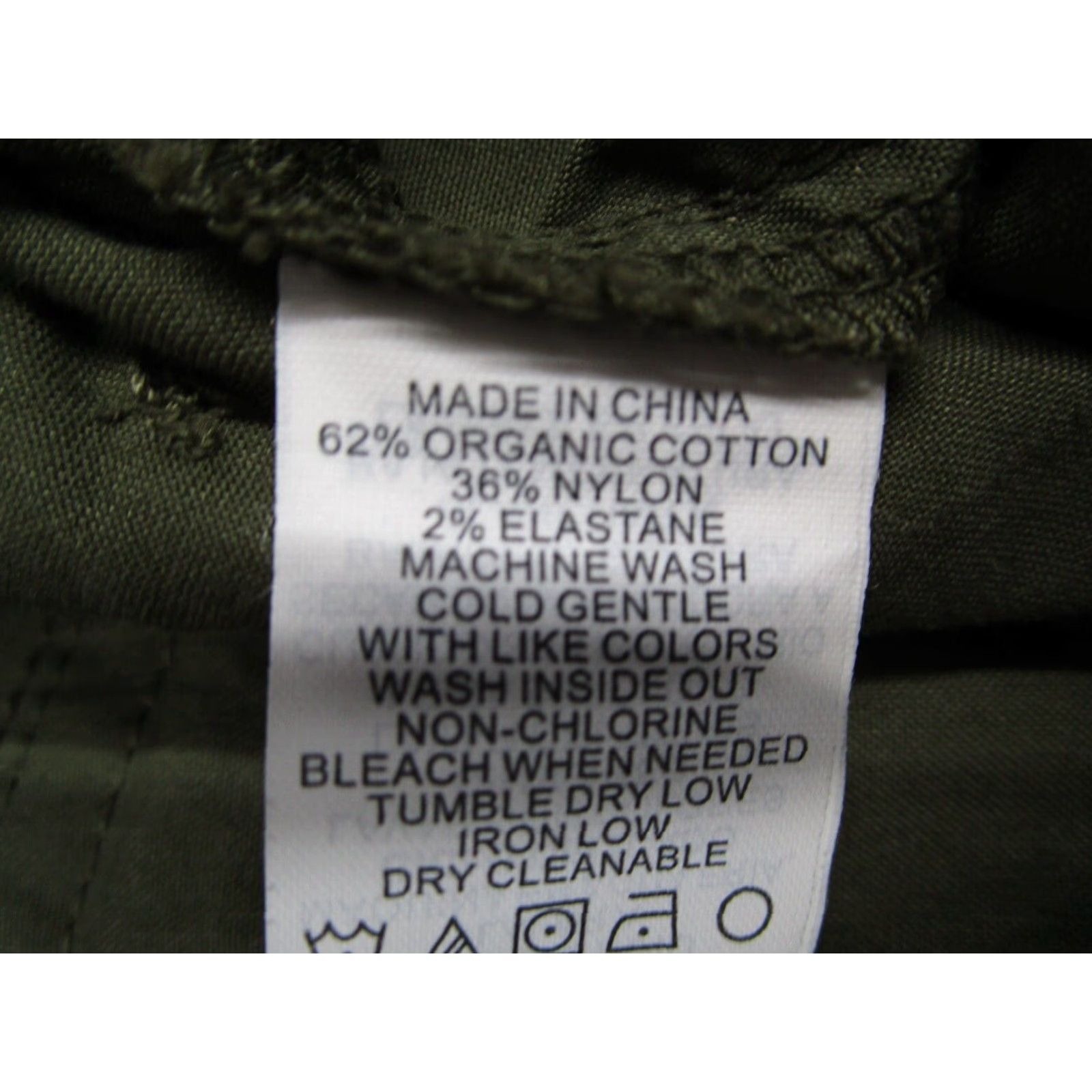 Prana PrAna Women's Green Essex Organic Cotton Blend Hiking Workwear Pants 34x28 Size 36" / US 14 / IT 50 - 5 Thumbnail