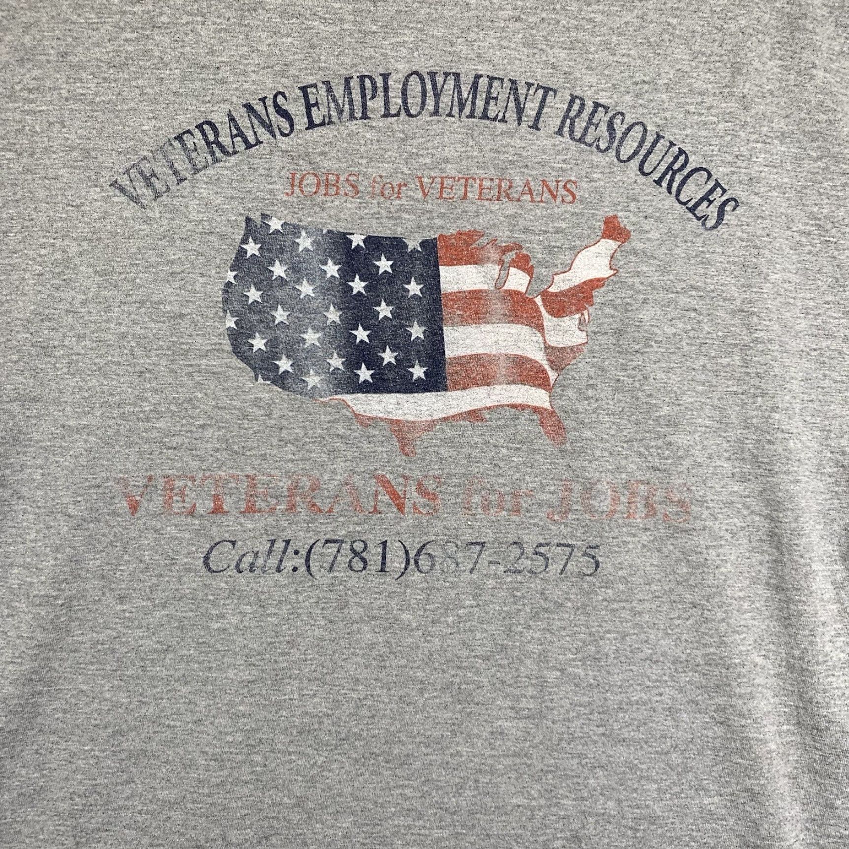 Gildan Gildan Shirt Mens L Gray Veterans Resources USA Military Plaid T-Shirt Size US L / EU 52-54 / 3 - 2 Thumbnail
