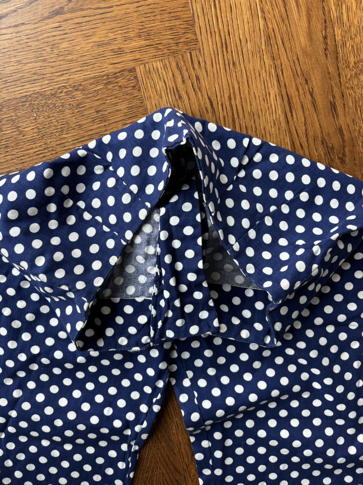 Sears × Vintage 1970s Polka Dot Beach Set 70s Vintage Suit Two Piece Track Size 34S - 9 Thumbnail