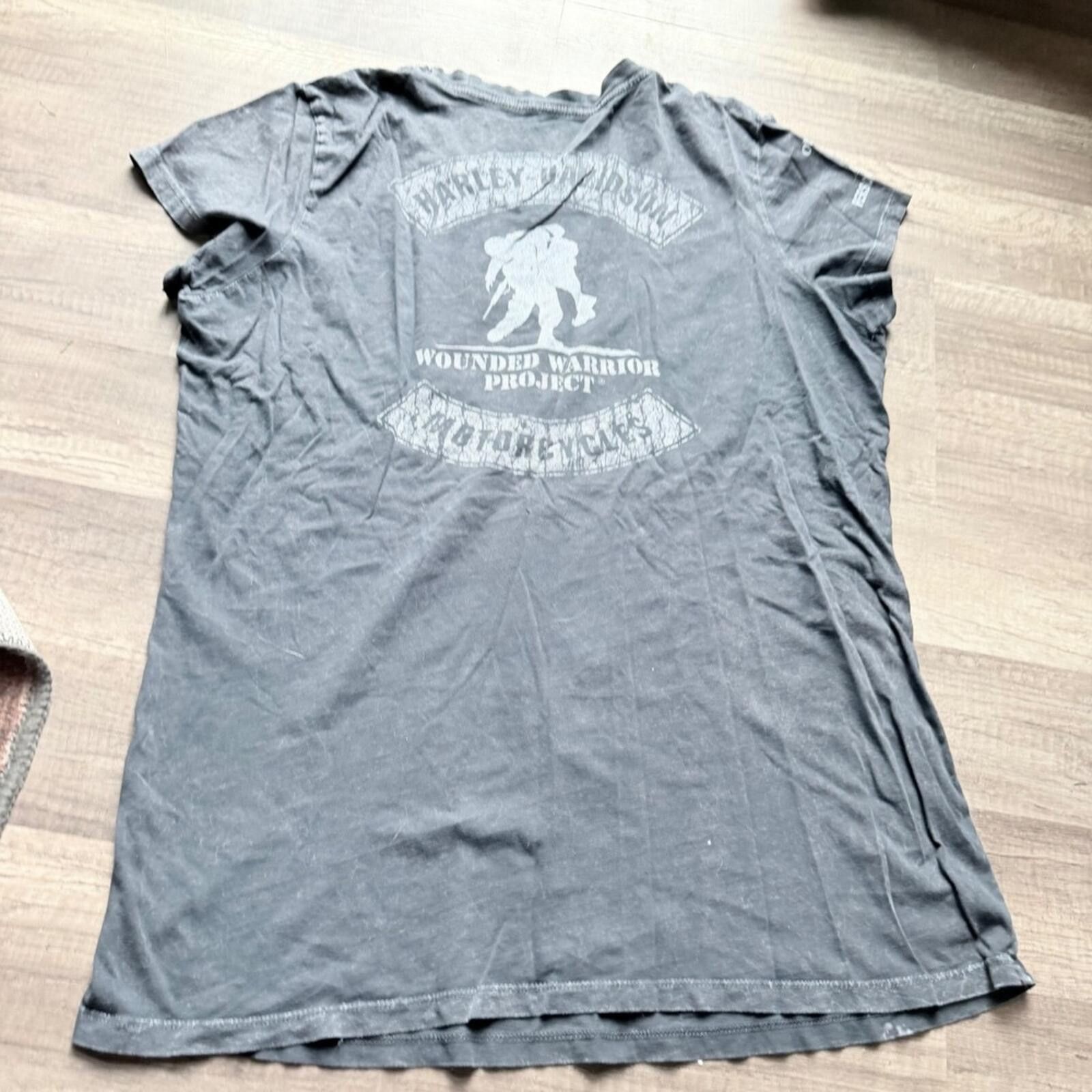 Harley Davidson Harley-Davidson Wounded Warrior Project Graphic T-Shirt Size XL / US 12-14 / IT 48-50 - 4 Thumbnail