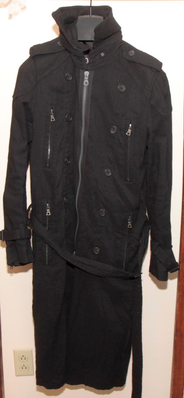 The Viridi-anne VI-717-6 Belted Zip Trench Coat Size US M / EU 48-50 / 2 - 1 Thumbnail
