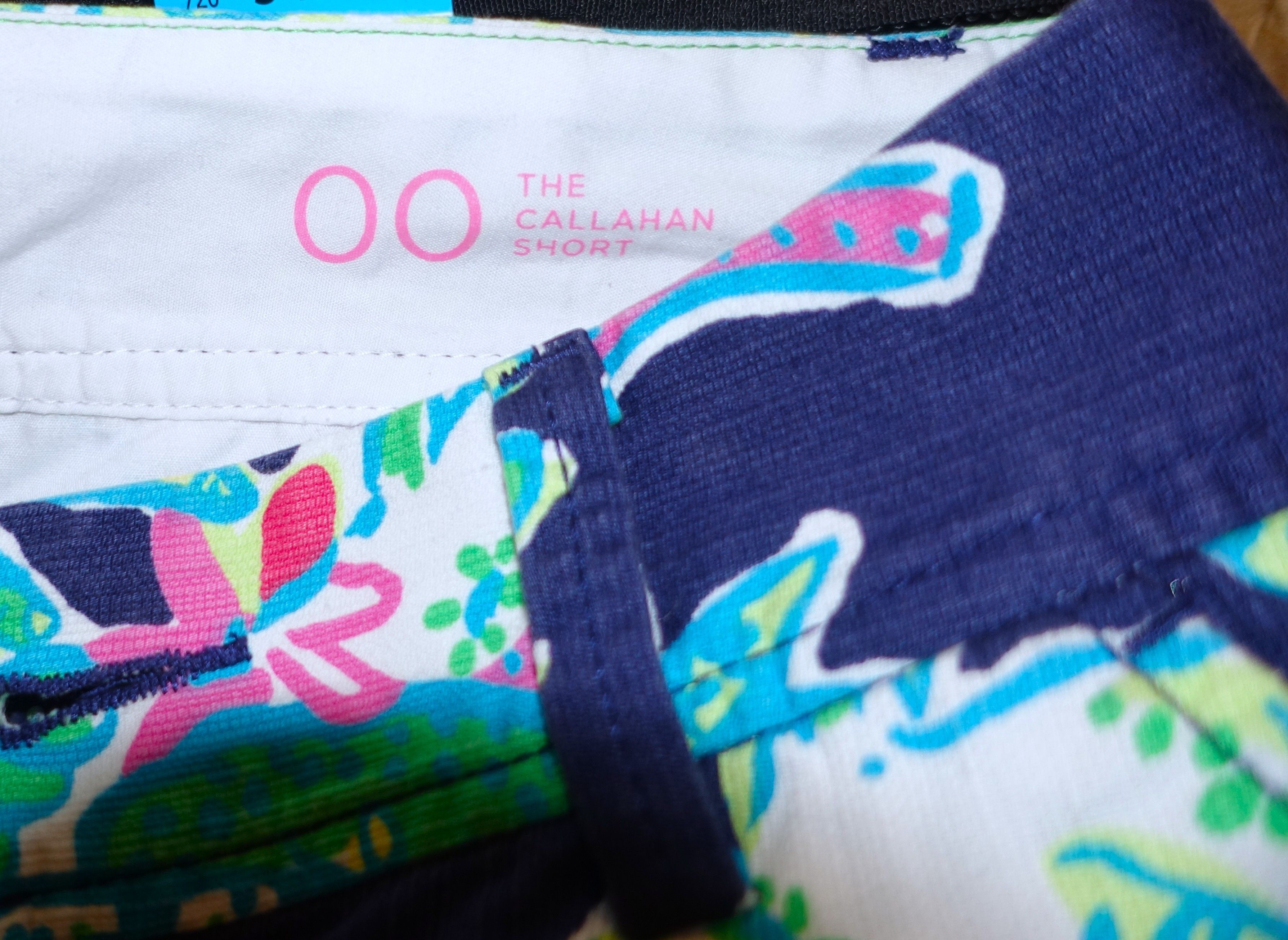 Lilly Pulitzer Lilly Pulitzer Callahan Short Blue Floral Shorts 00 Size 28" / US 6 / IT 42 - 6 Thumbnail