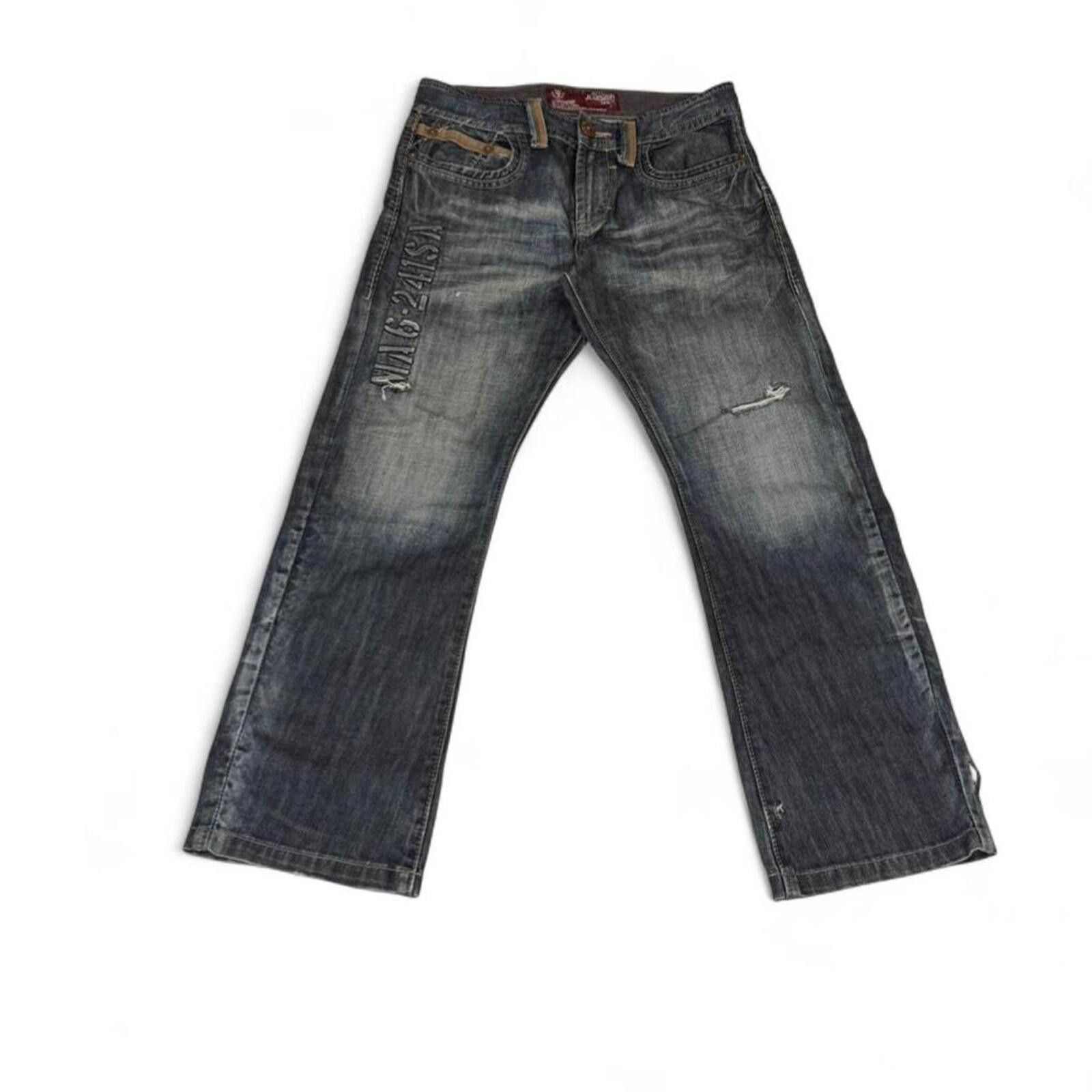 True Religion Y2K Tough jeansmith➕ unique design denim jeans Size US 32 / EU 48 - 2 Thumbnail