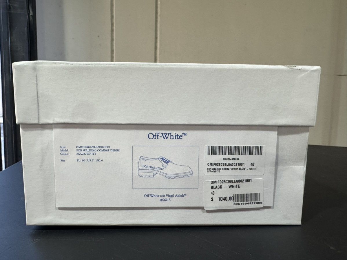 Off-White Off-White For Walking Derby Shoes Lace Up Size US 7 / EU 40 - 2 Thumbnail