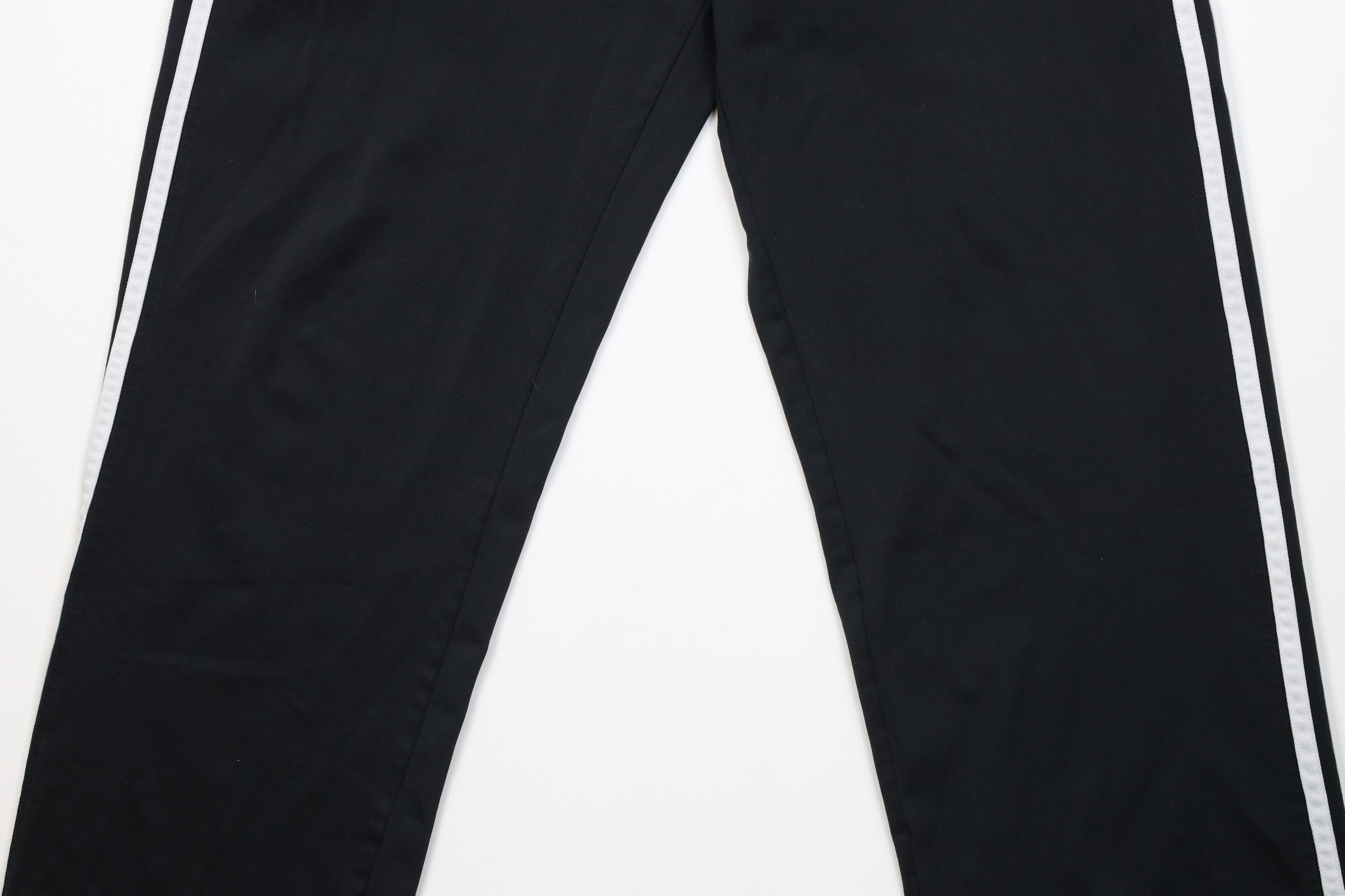 Adidas Vintage Y2K Adidas Striped Wide Leg Sweatpants Pants Black Size US 34 / EU 50 - 3 Thumbnail